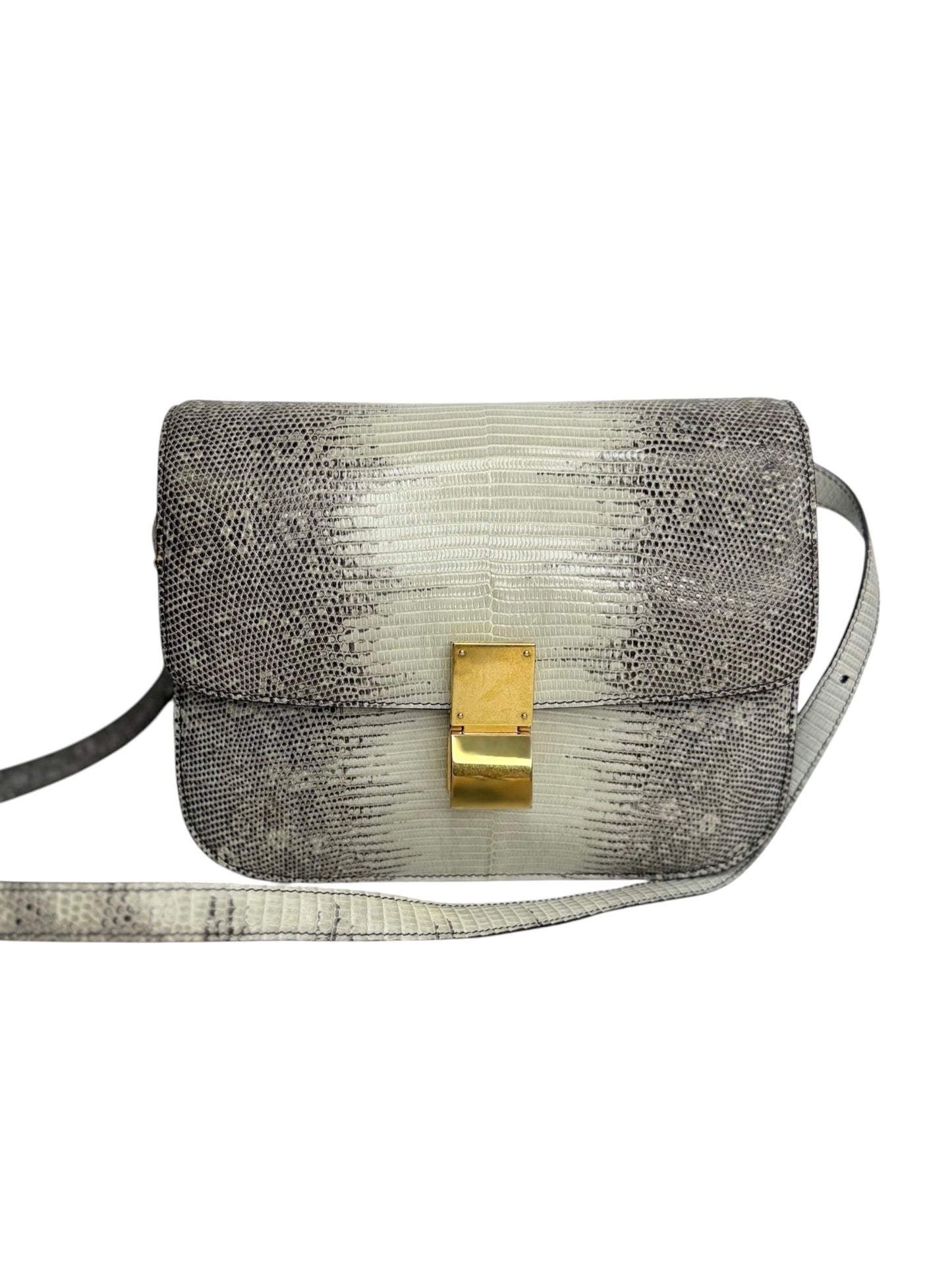 Celine Classic Box Bag Lizard Medium T8810