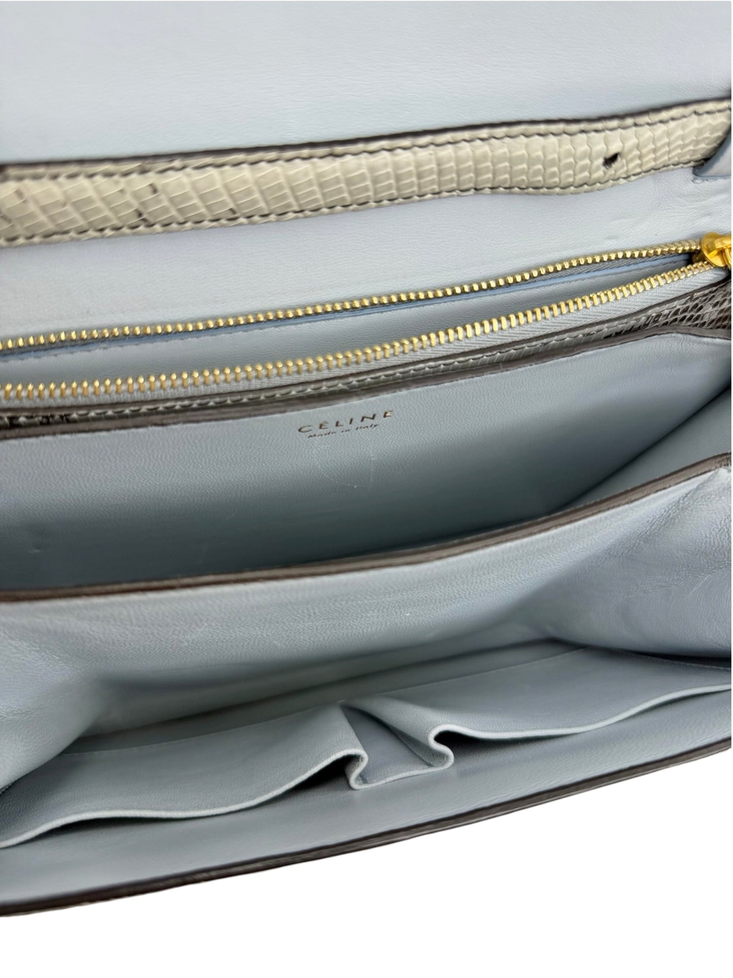 Celine Classic Box Bag Lizard Medium T8810