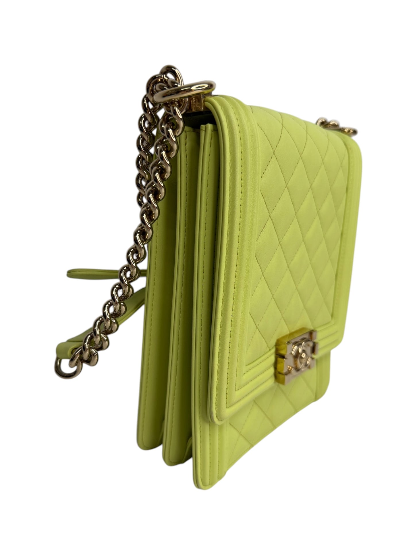 Chanel Kiwi North South Boy Bag T8811