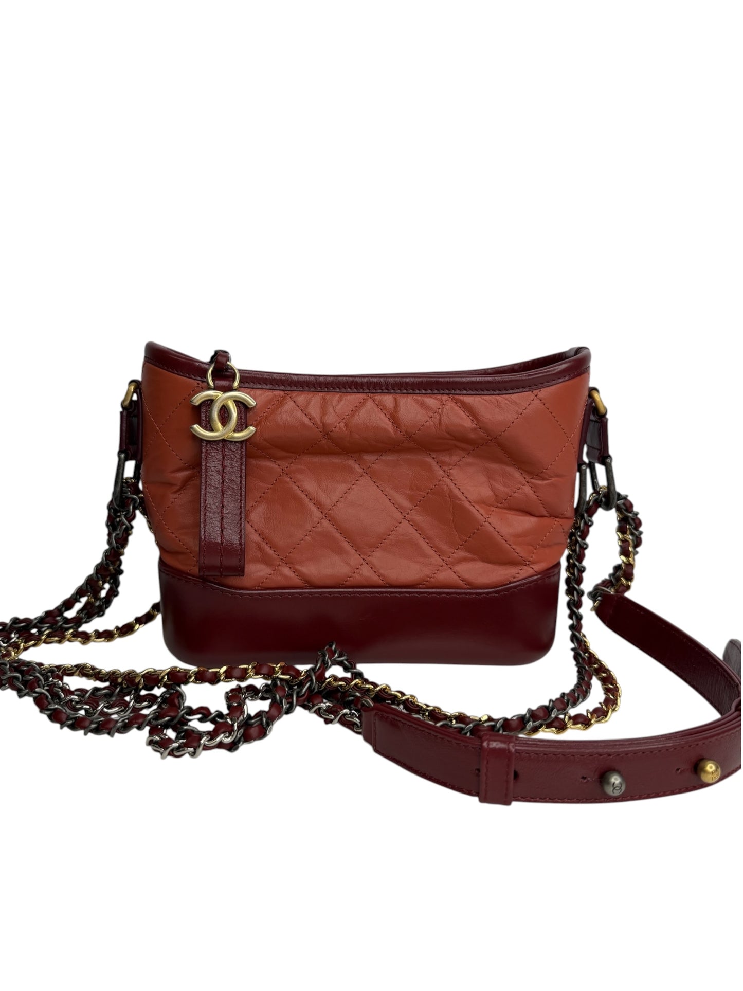 Chanel Red Gabrielle Small T8815