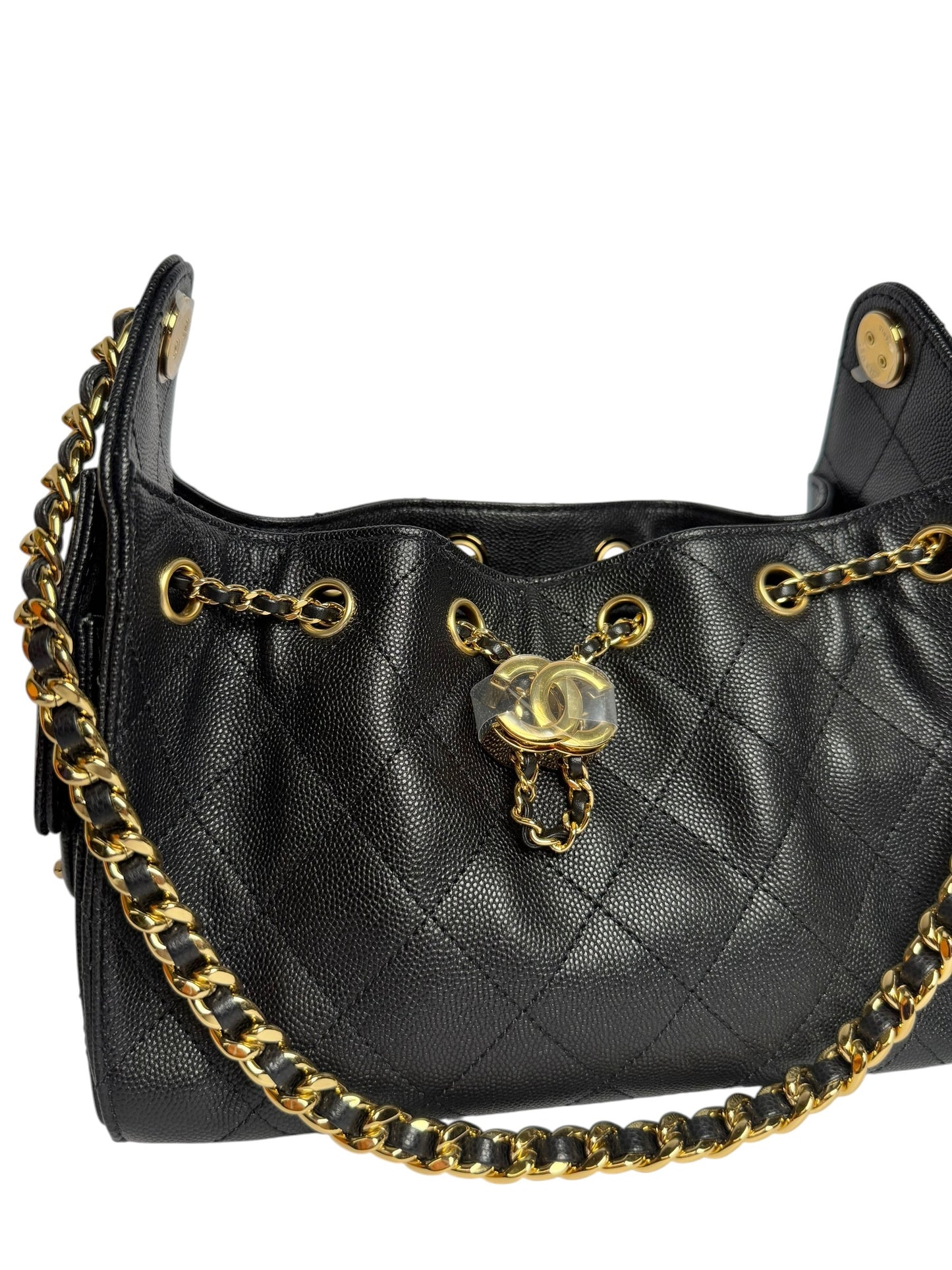 Chanel Black Caviar Mini 25
