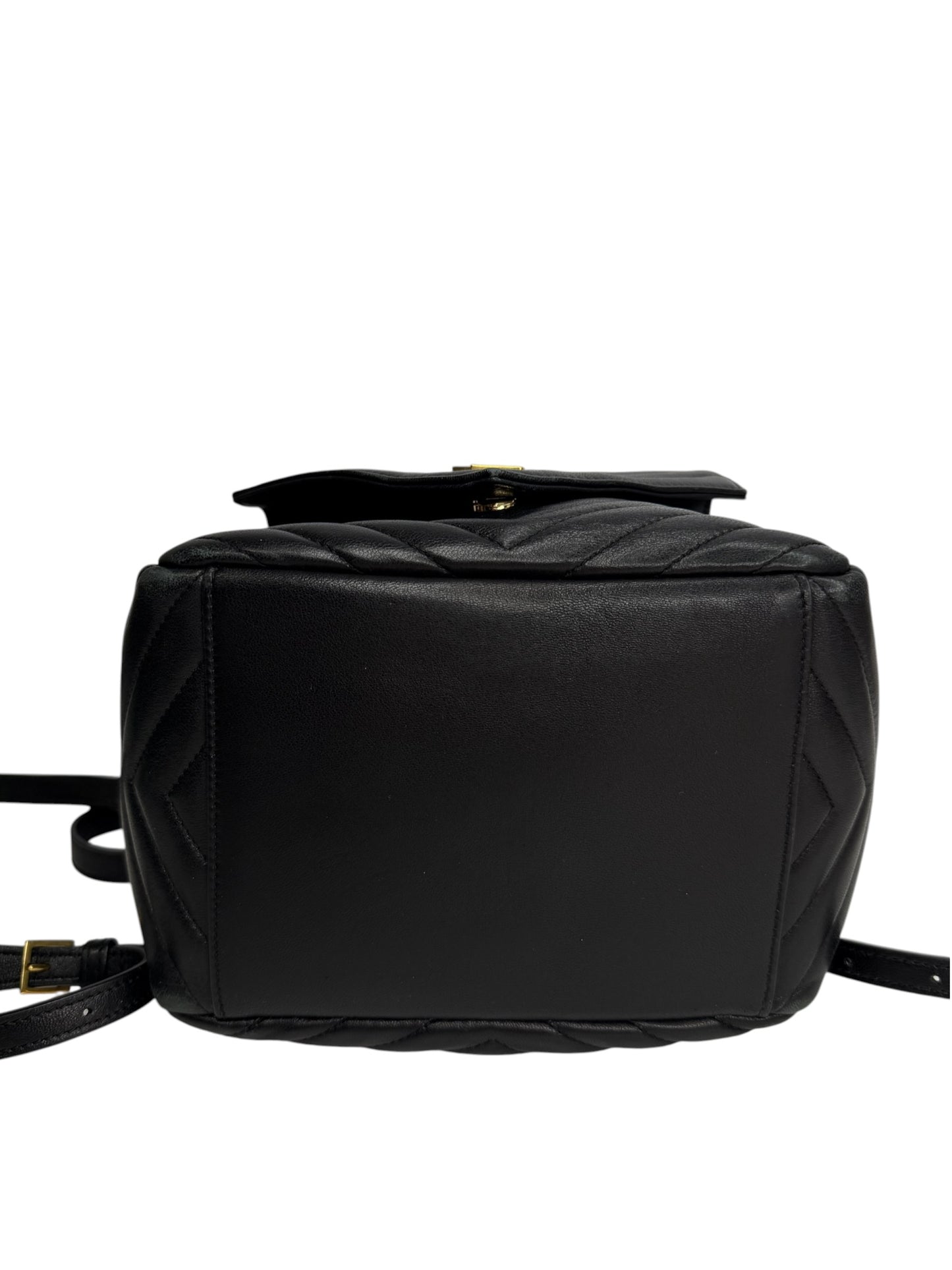 Saint Laurent Joe Quilted Black Backpack T8813