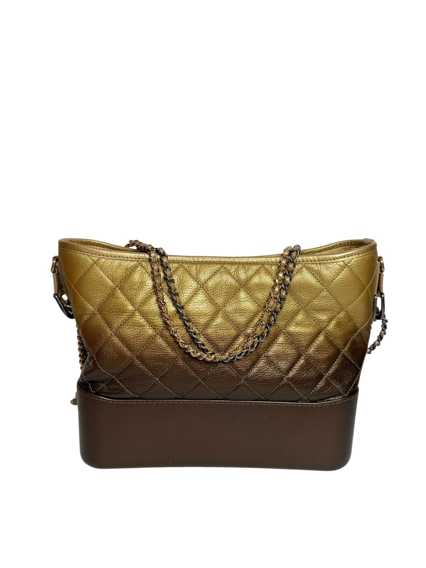 Chanel Metallic Ombre Goatskin Gabrielle Hobo Medium