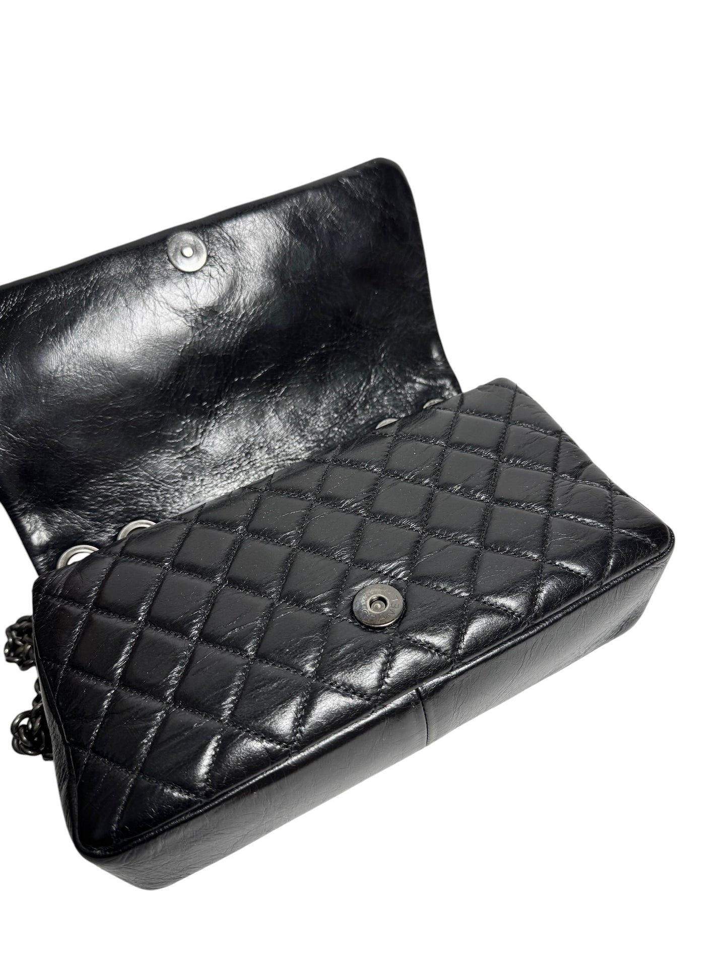 Chanel Black Quilted Leather Crossbody