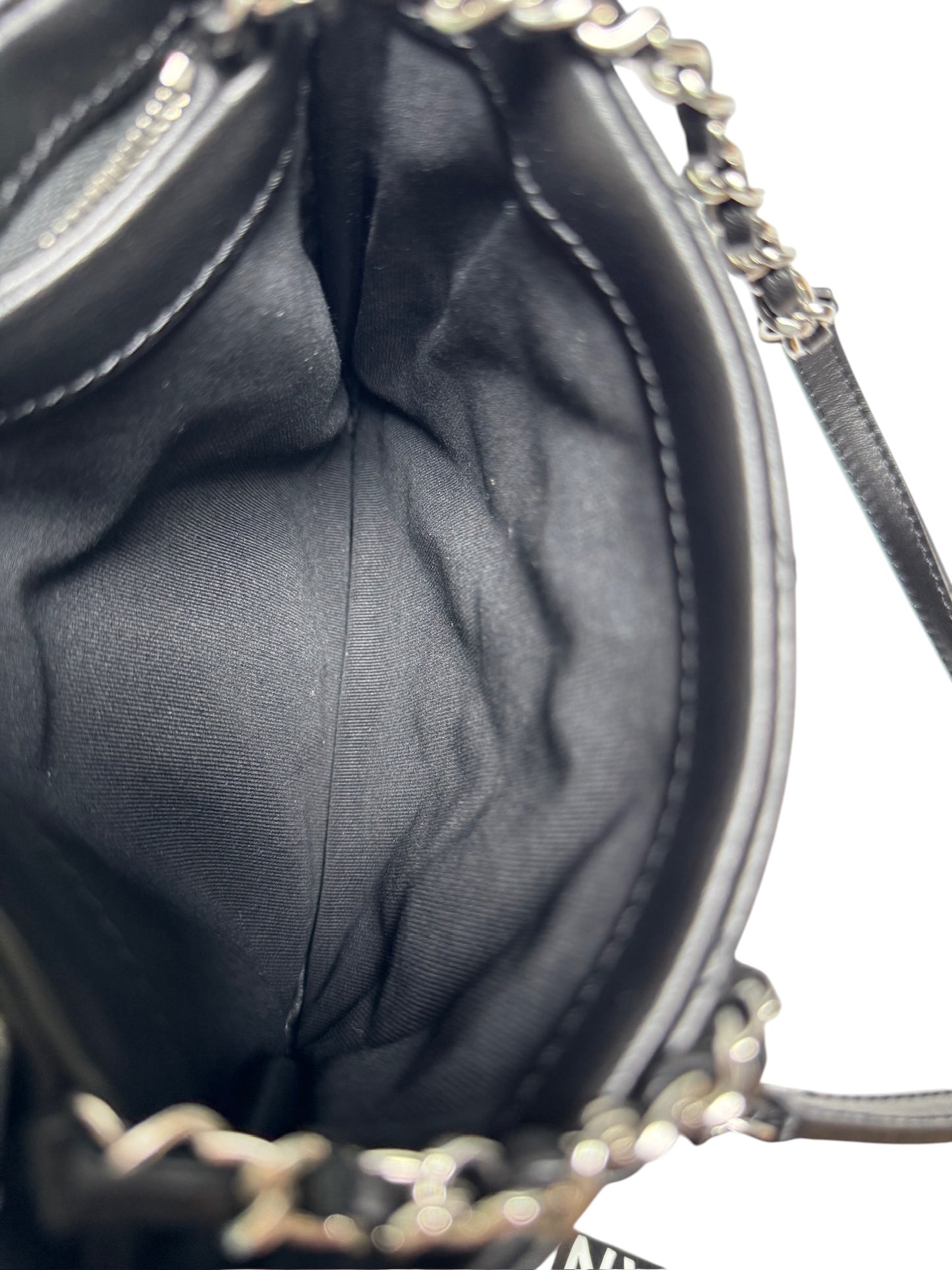 Chanel Quilted Black Uniform Crossbody Bag