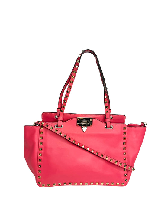 Valentino Garavani Rockstud Small Leather Tote T8975