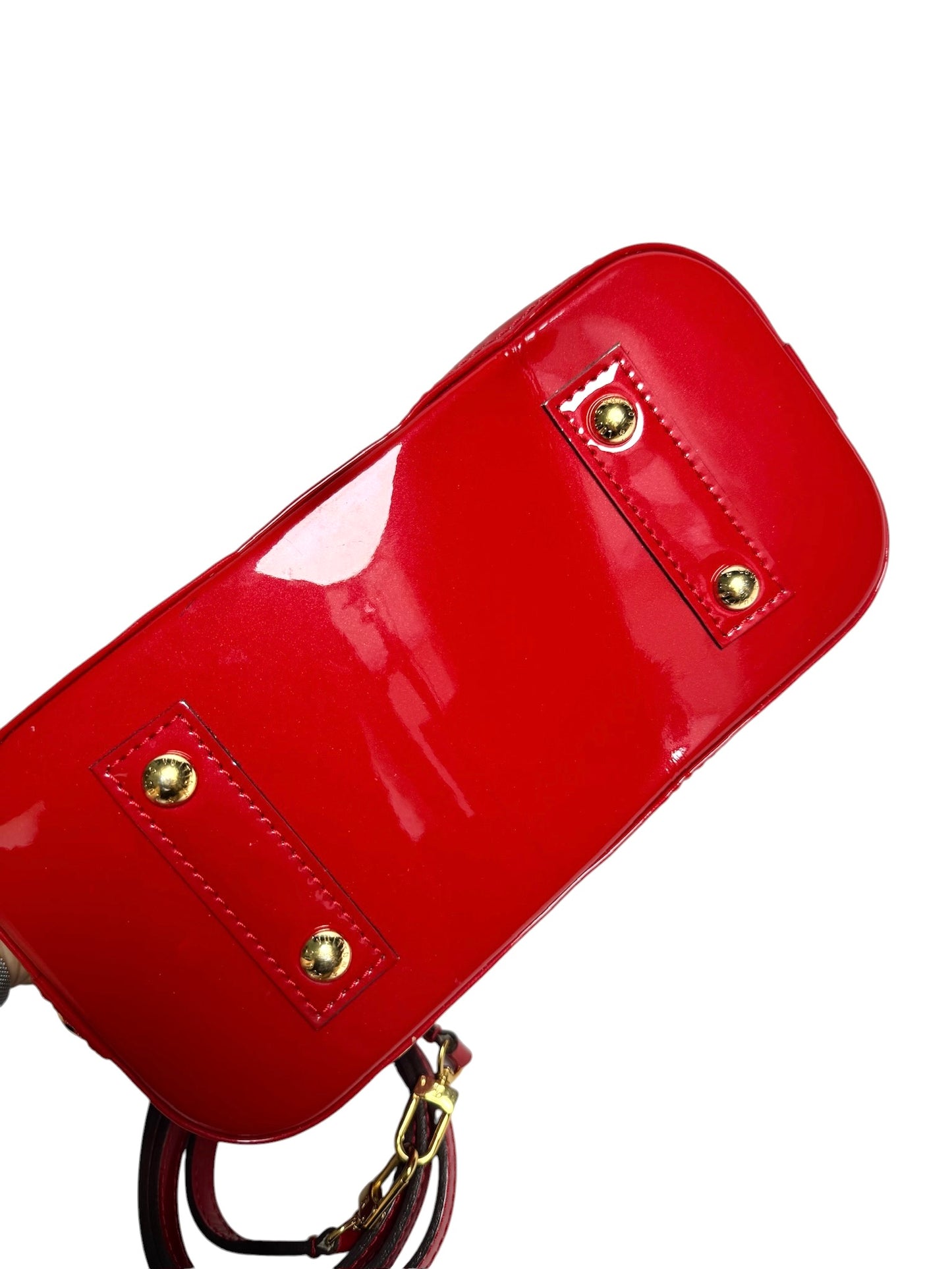Louis Vuitton Red Vernis Alma BB