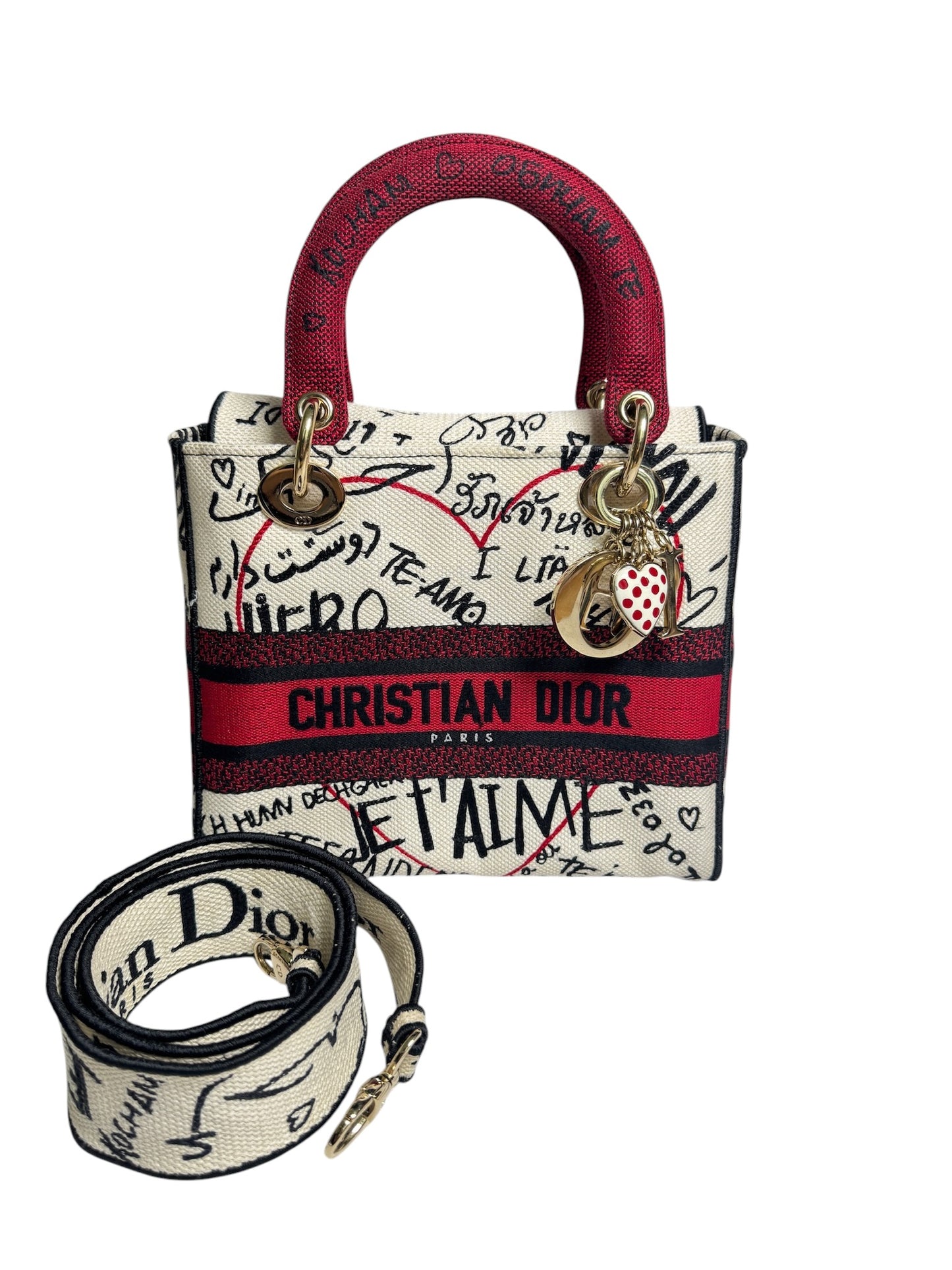 Christian Dior Lady D-Lite Canvas Bag