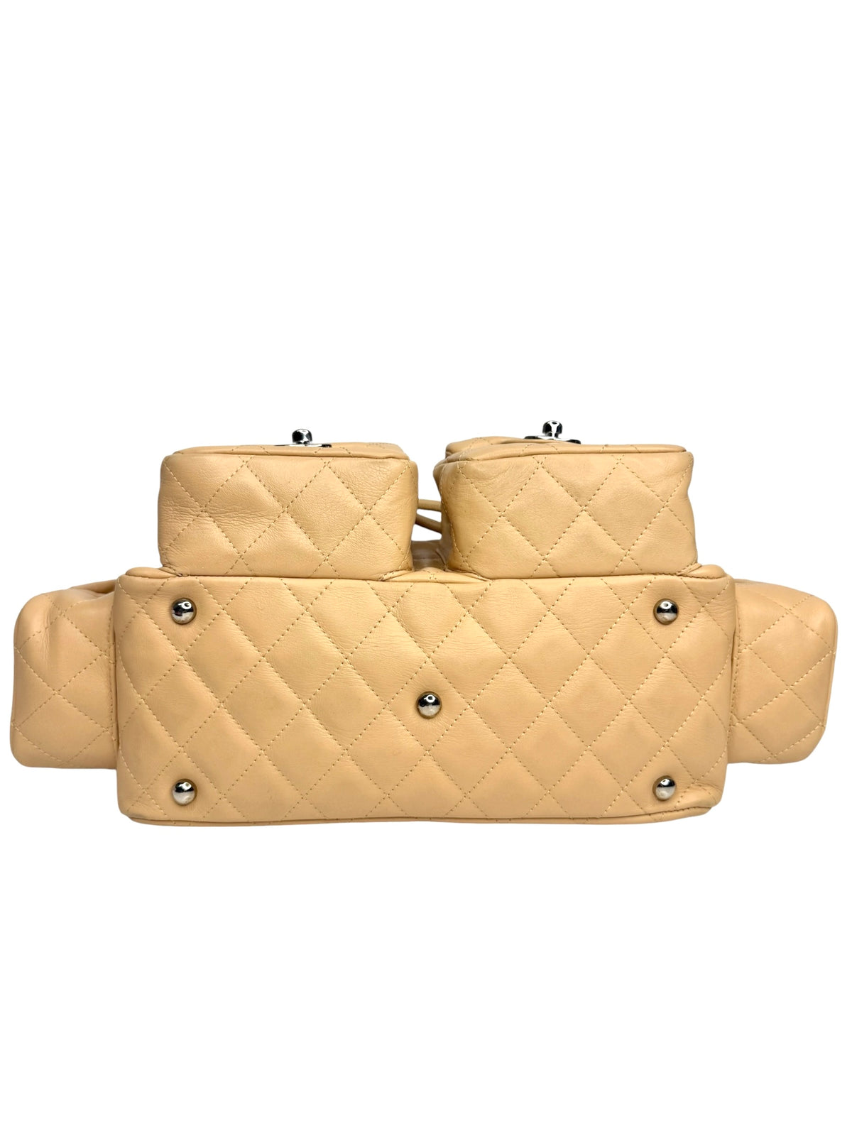 Chanel Beige Ligne Cambon Reporter Bag T8927