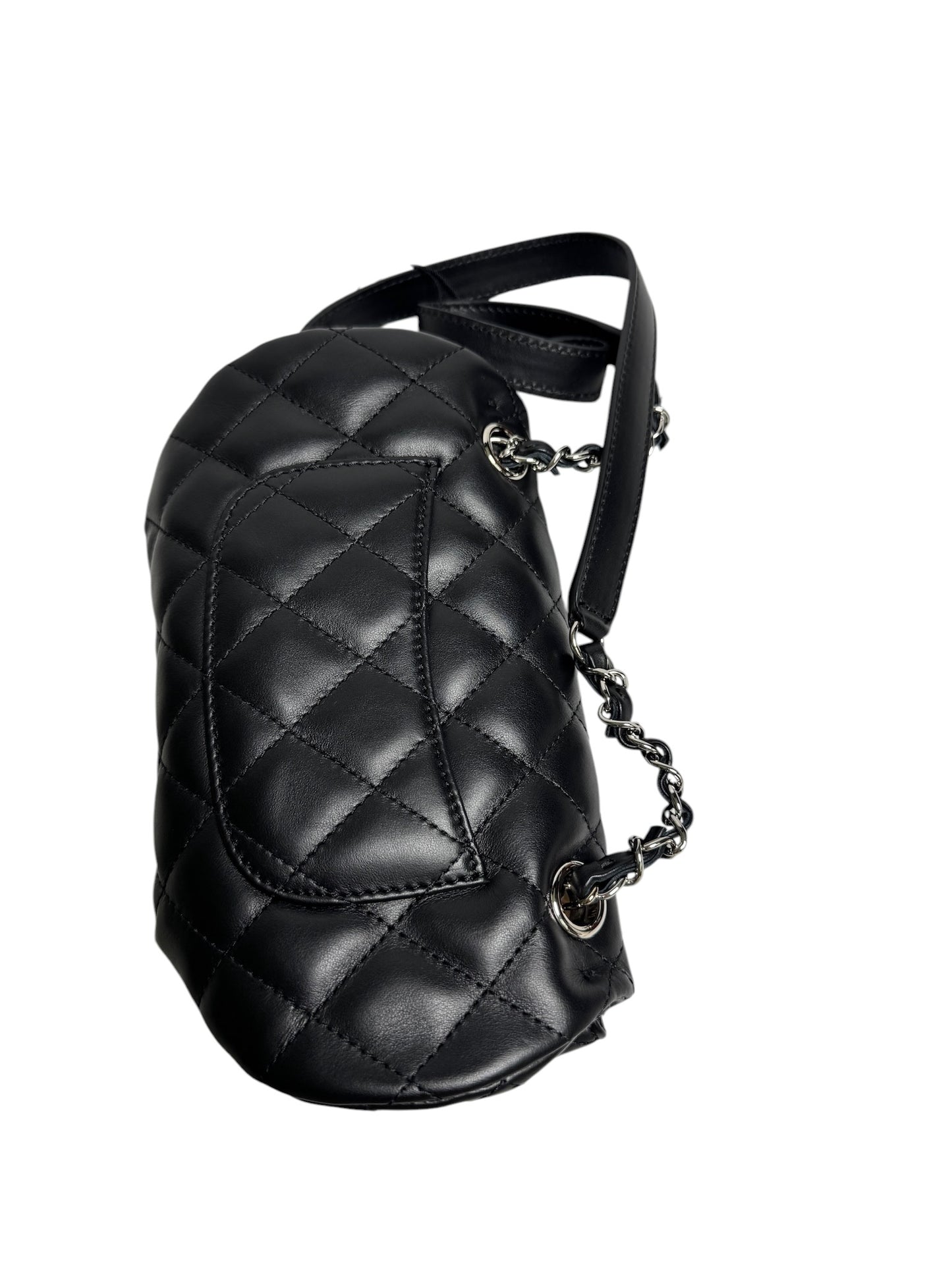 Chanel Quilted Black Uniform Flap Belt Bag