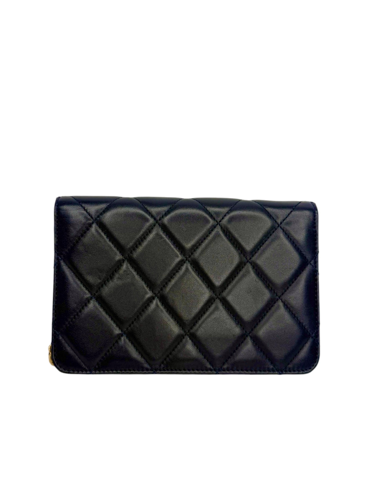 Chanel Navy Golden Class Wallet on Chain T9022
