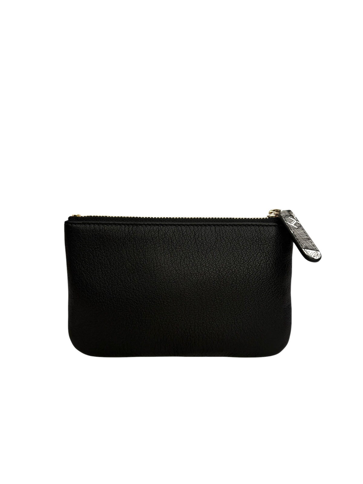 Chanel Black Camellia Mini O Case T8956