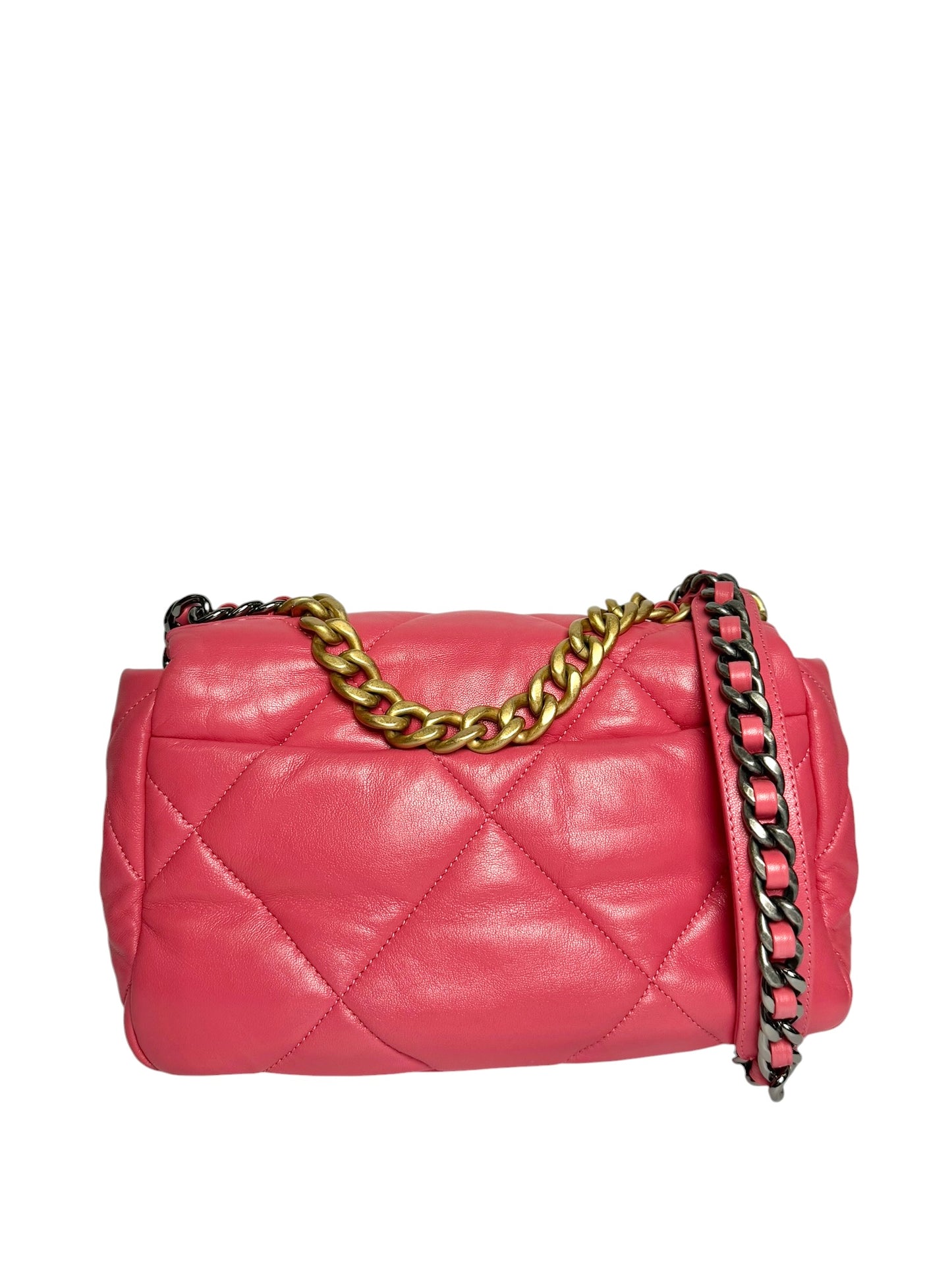 Chanel Quilted Pink 19 Flap Medium