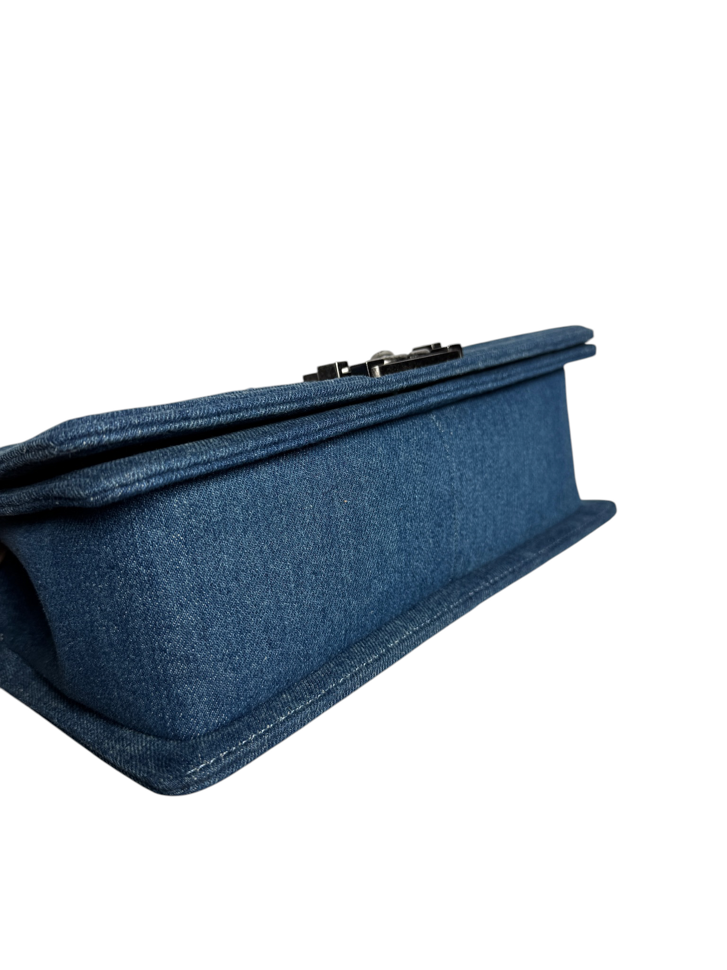 Chanel Denim Tweed Boy Bag Medium RHW