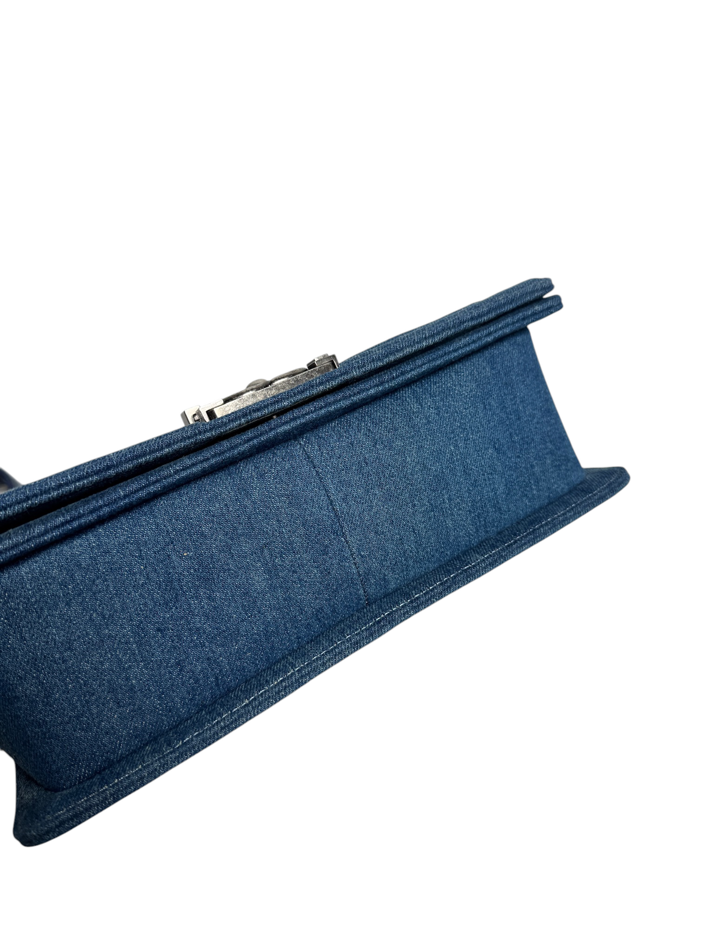 Chanel Denim Tweed Boy Bag Medium RHW