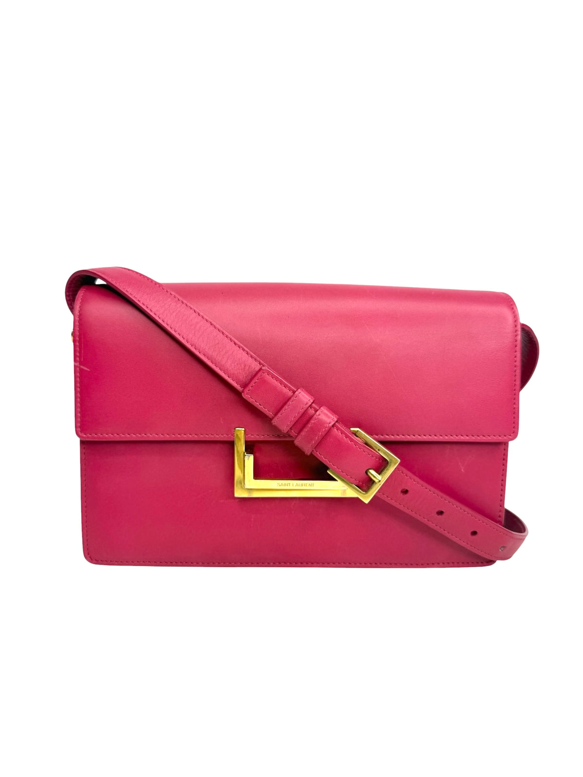 Saint Laurent Small Pink Lulu Crossbody Bag T9023