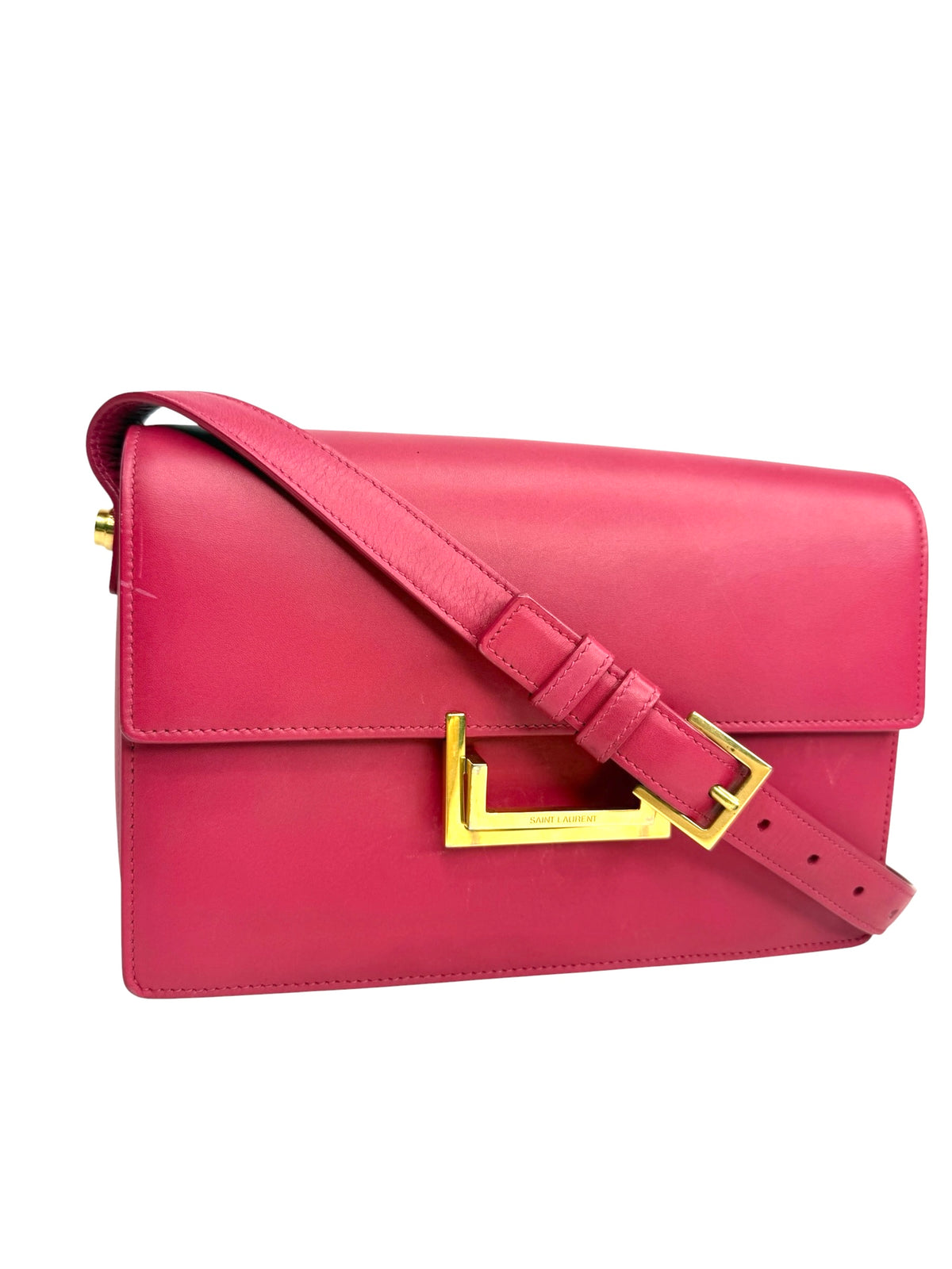 Saint Laurent Small Pink Lulu Crossbody Bag T9023