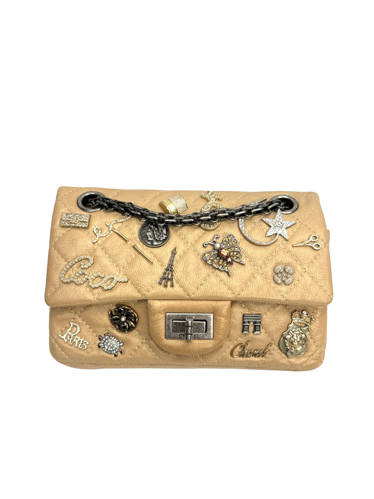 Chanel Mini Gold Lucky Charms Reissue T8850