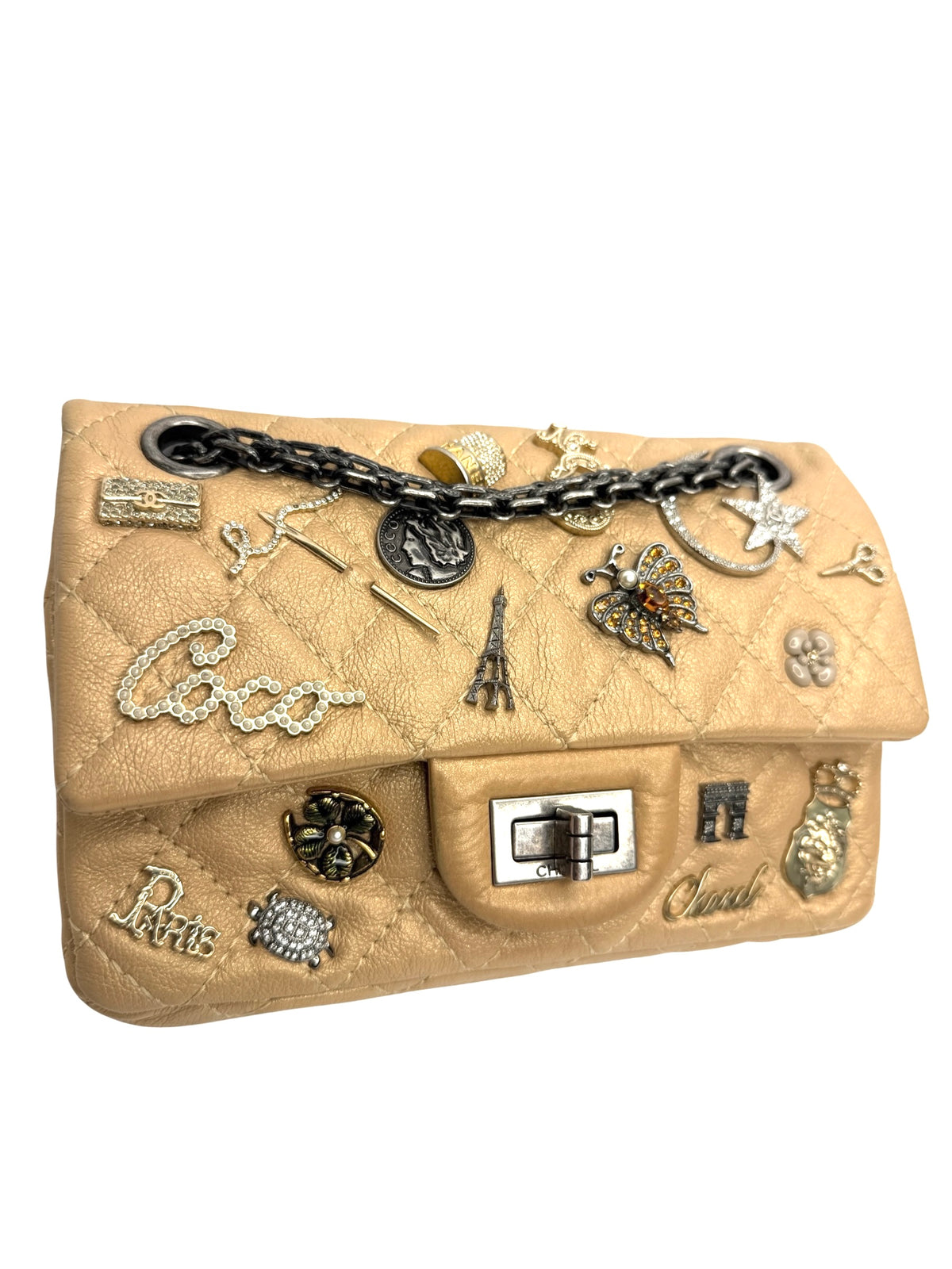 Chanel Mini Gold Lucky Charms Reissue T8850