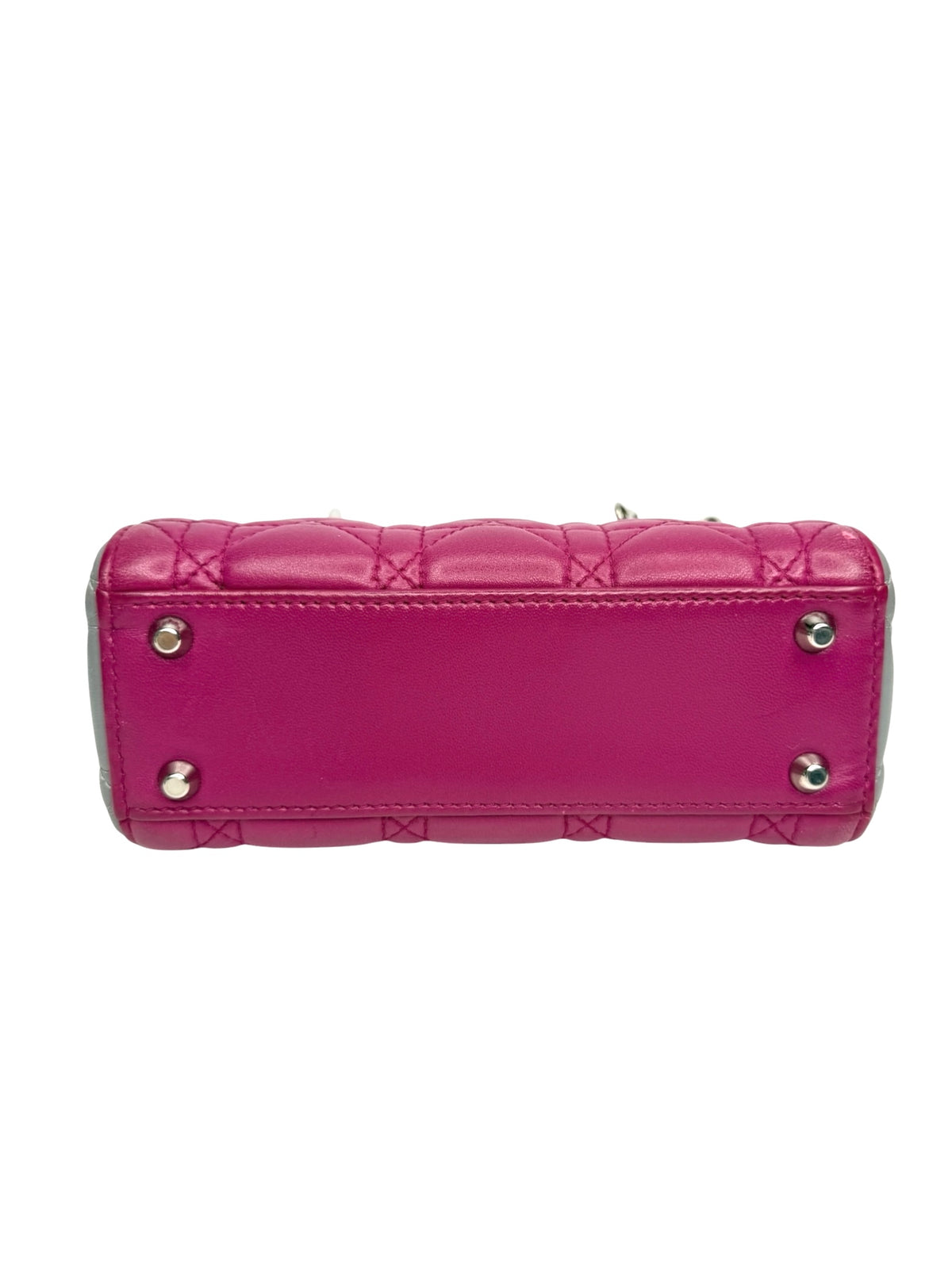 Dior Tricolor Lambskin Mini Lady Dior SHW T8943