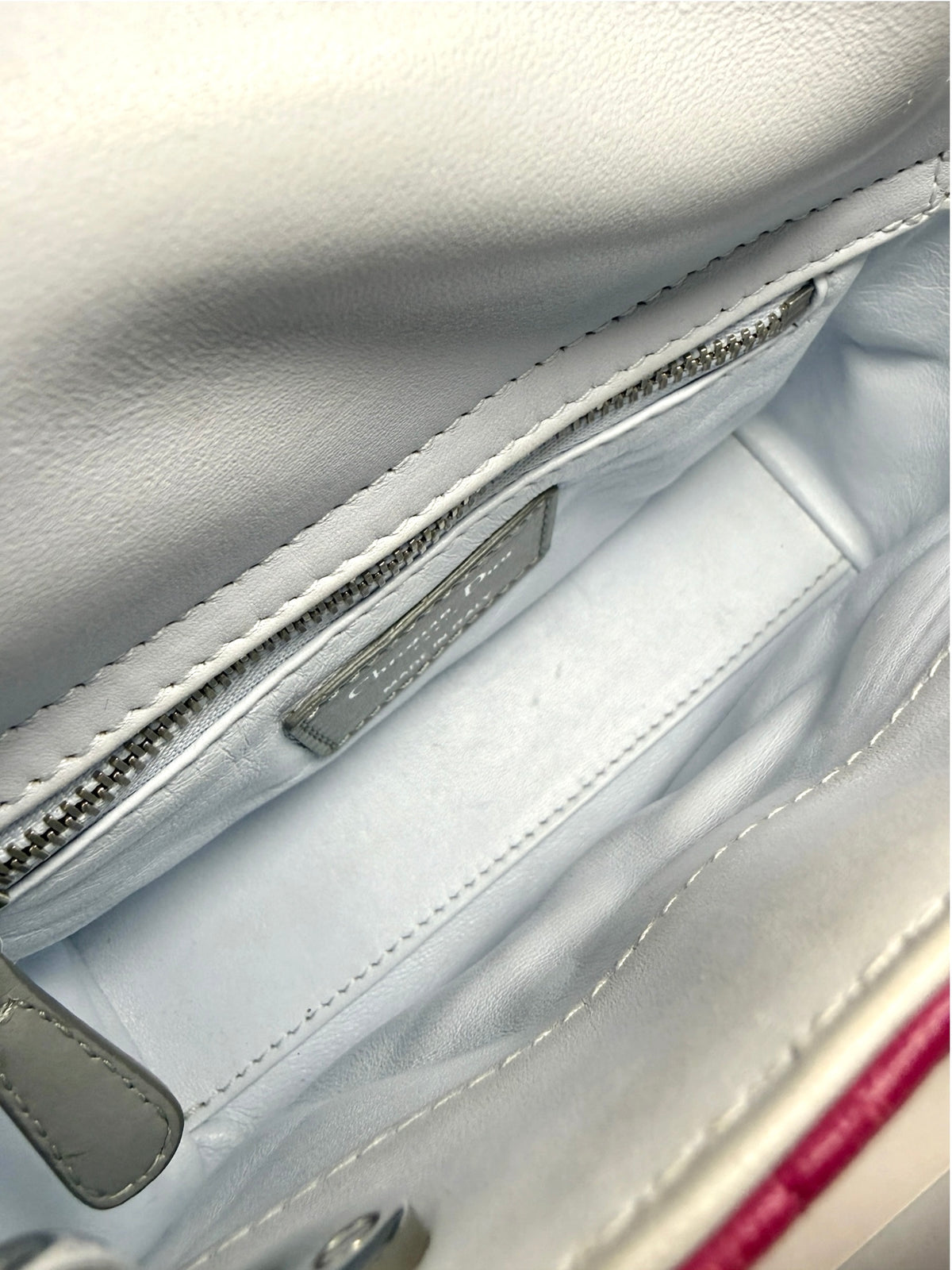 Dior Tricolor Lambskin Mini Lady Dior SHW T8943
