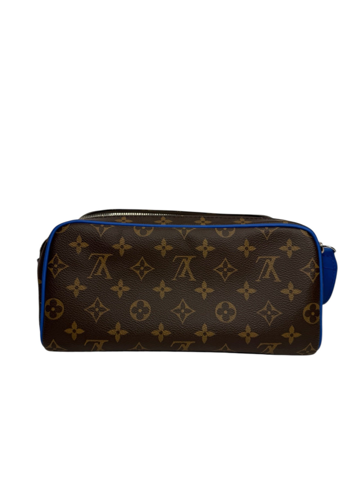 Louis Vuitton Dopp Kit Monogram Travel Case Blue T8879