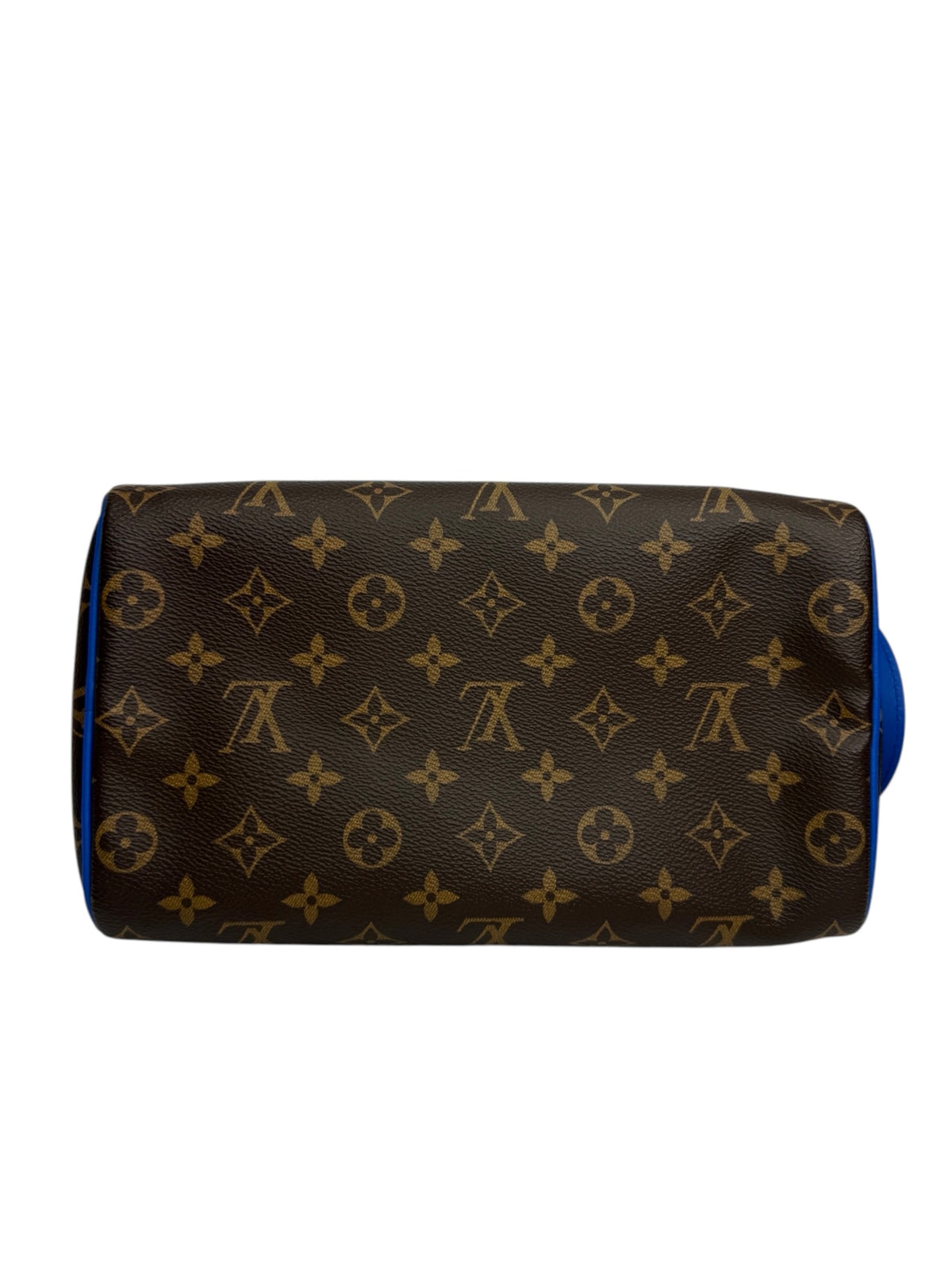 Louis Vuitton Dopp Kit Monogram Travel Case Blue T8879