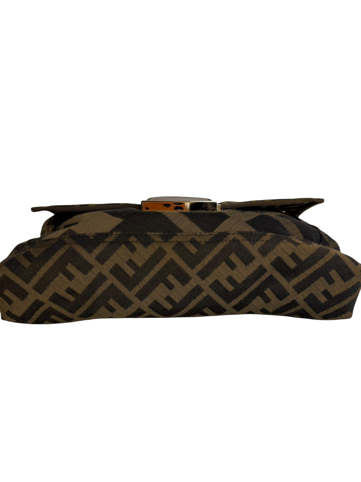 Fendi Brown Zucca Canvas Baguette T8871