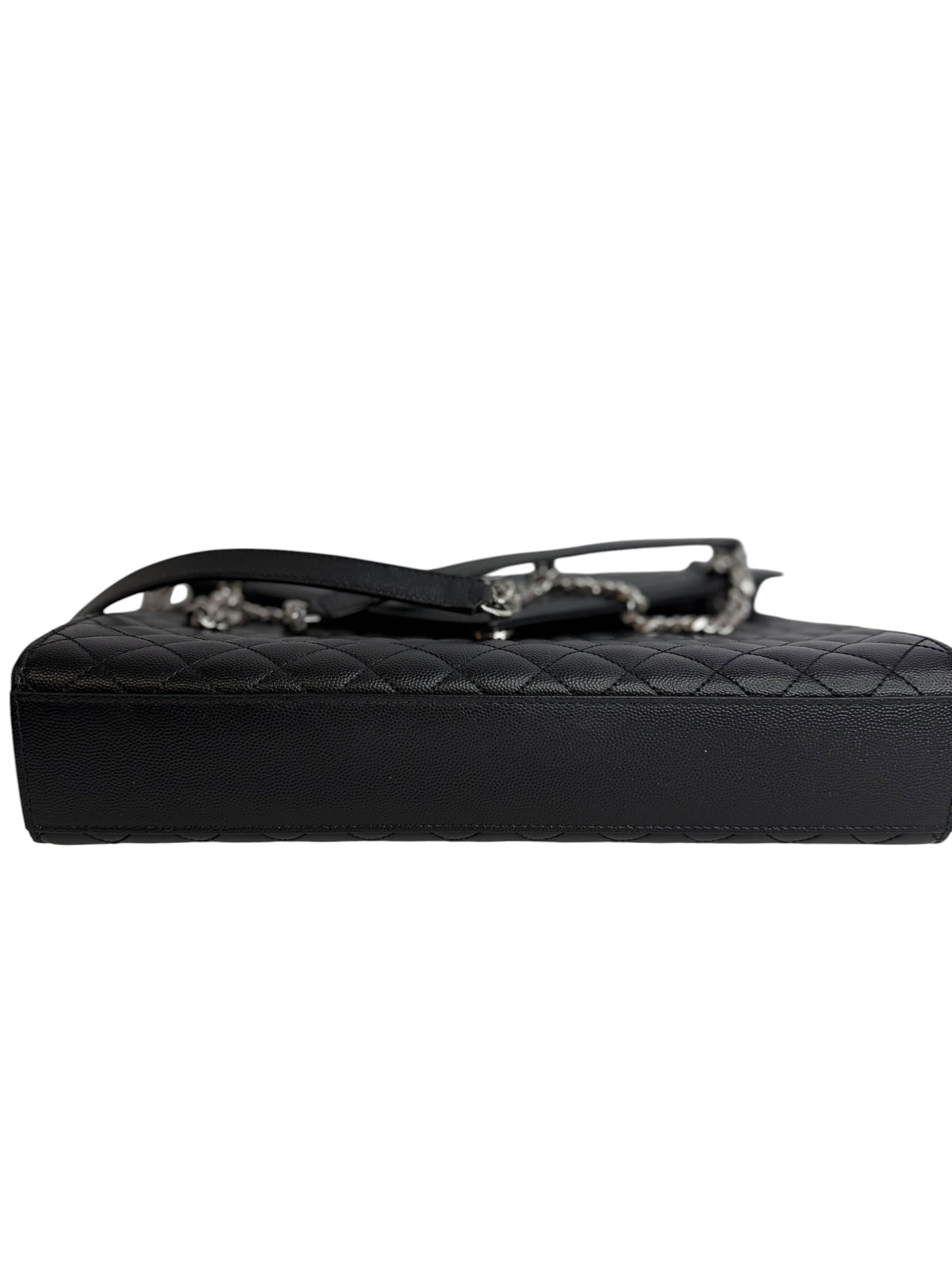 Saint Laurent Large Envelope Bag Black SHW T8948