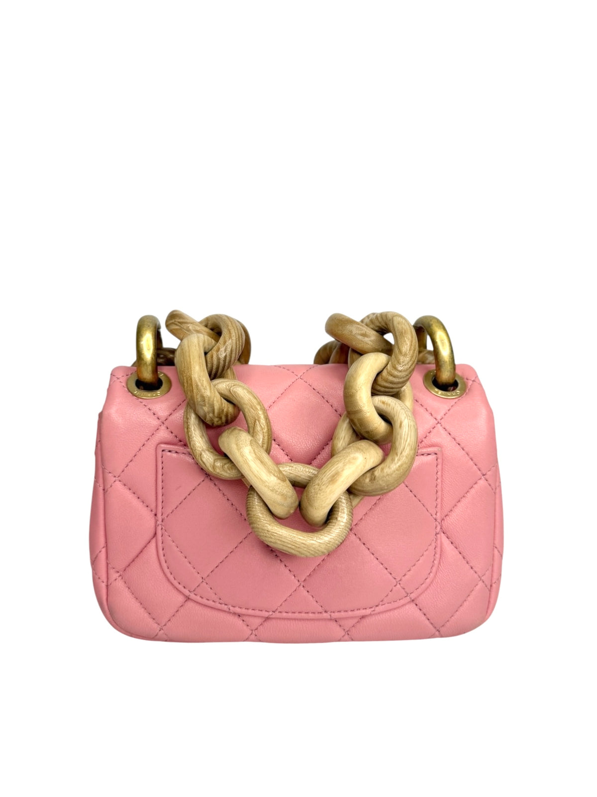 Chanel Pink Wood Mini T8958