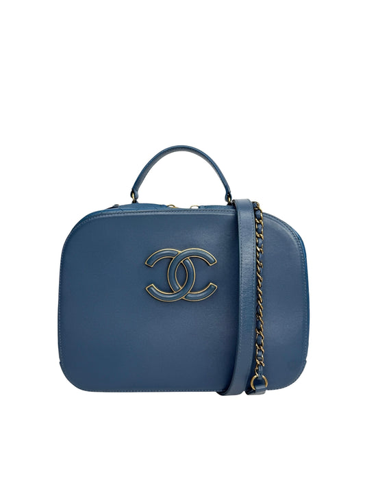 Chanel Blue Vanity Case T9045