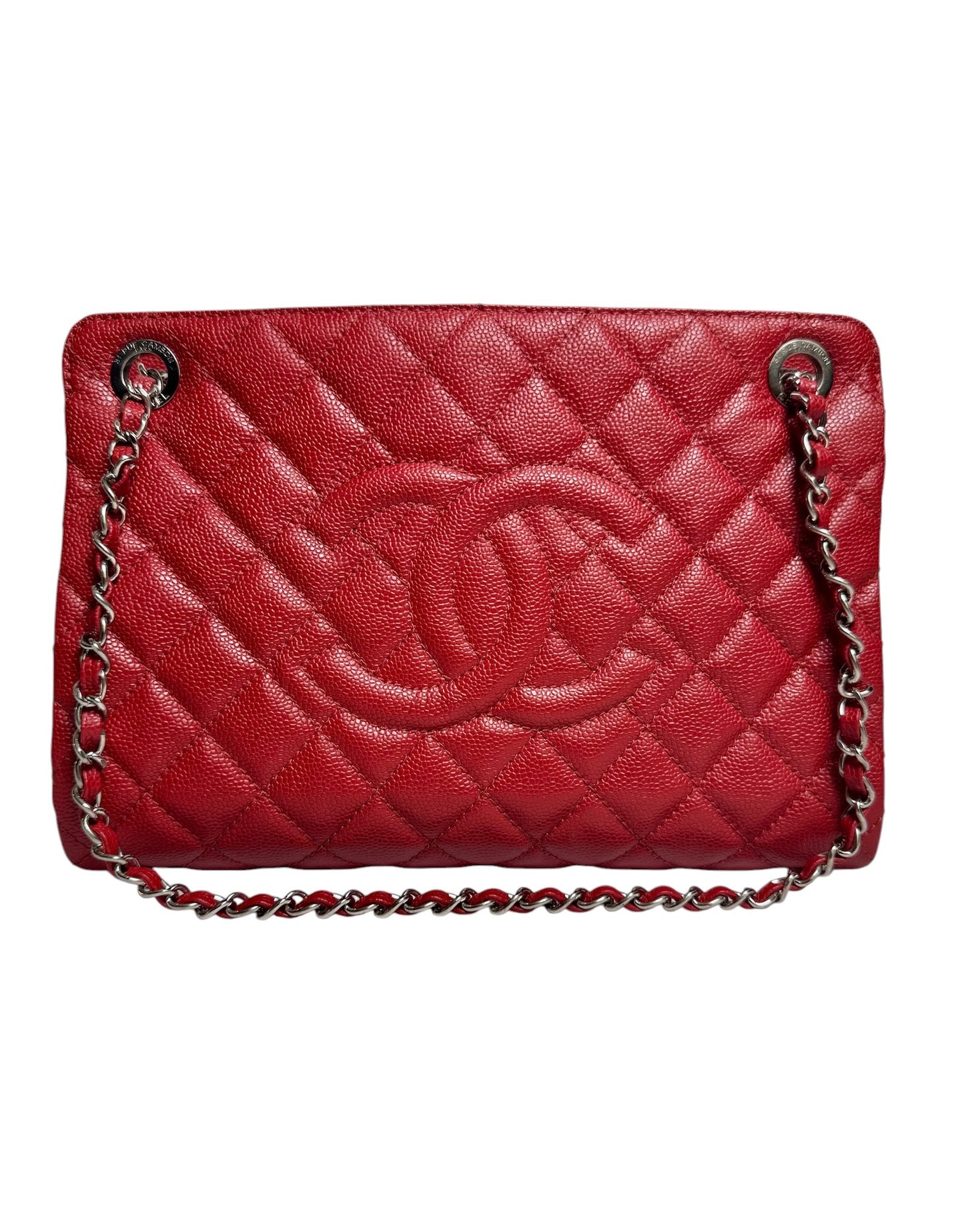Chanel Red Caviar Tote
