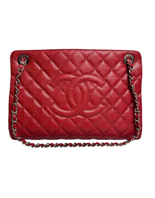 Chanel Red Caviar Tote