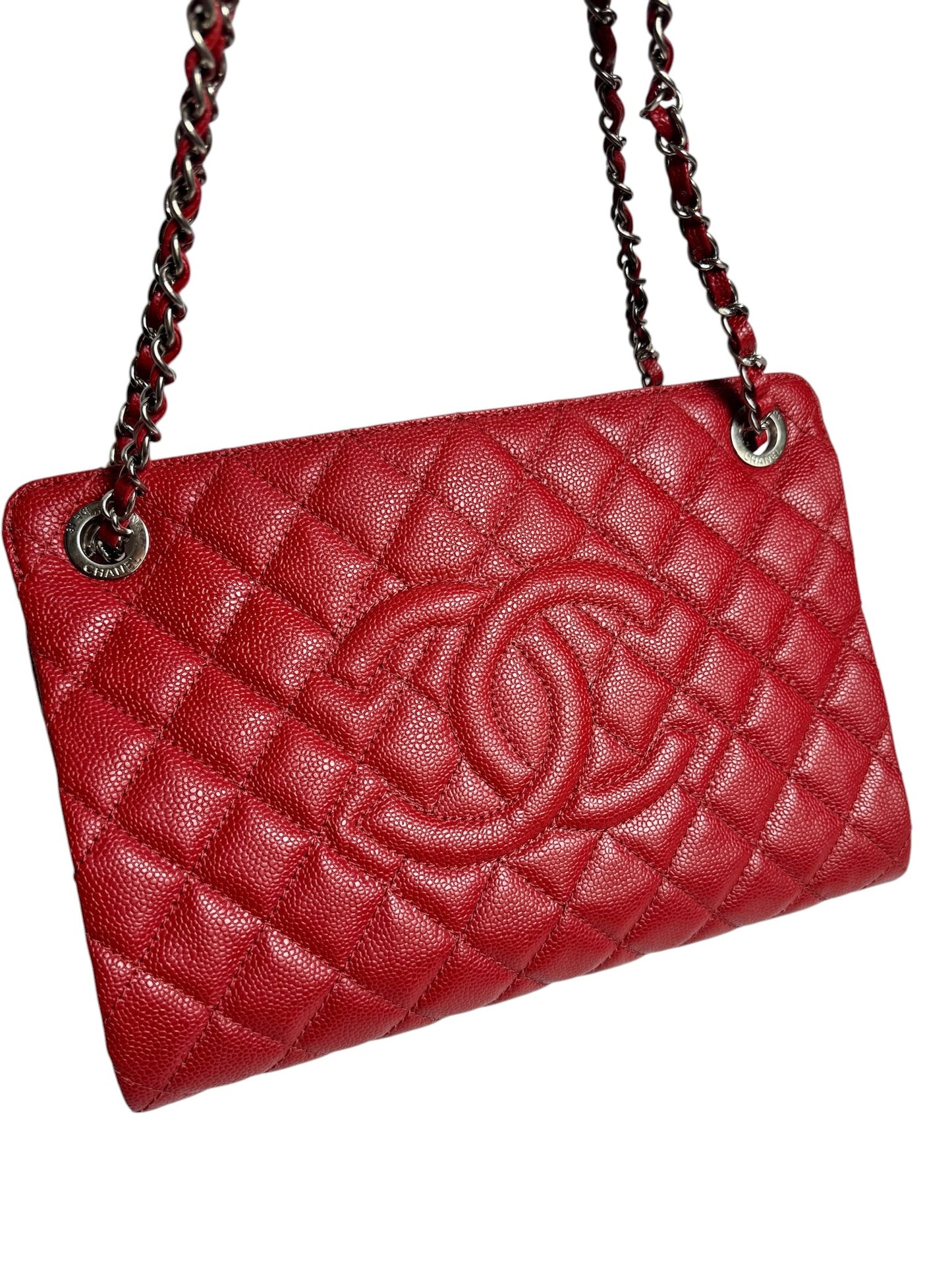 Chanel Red Caviar Tote