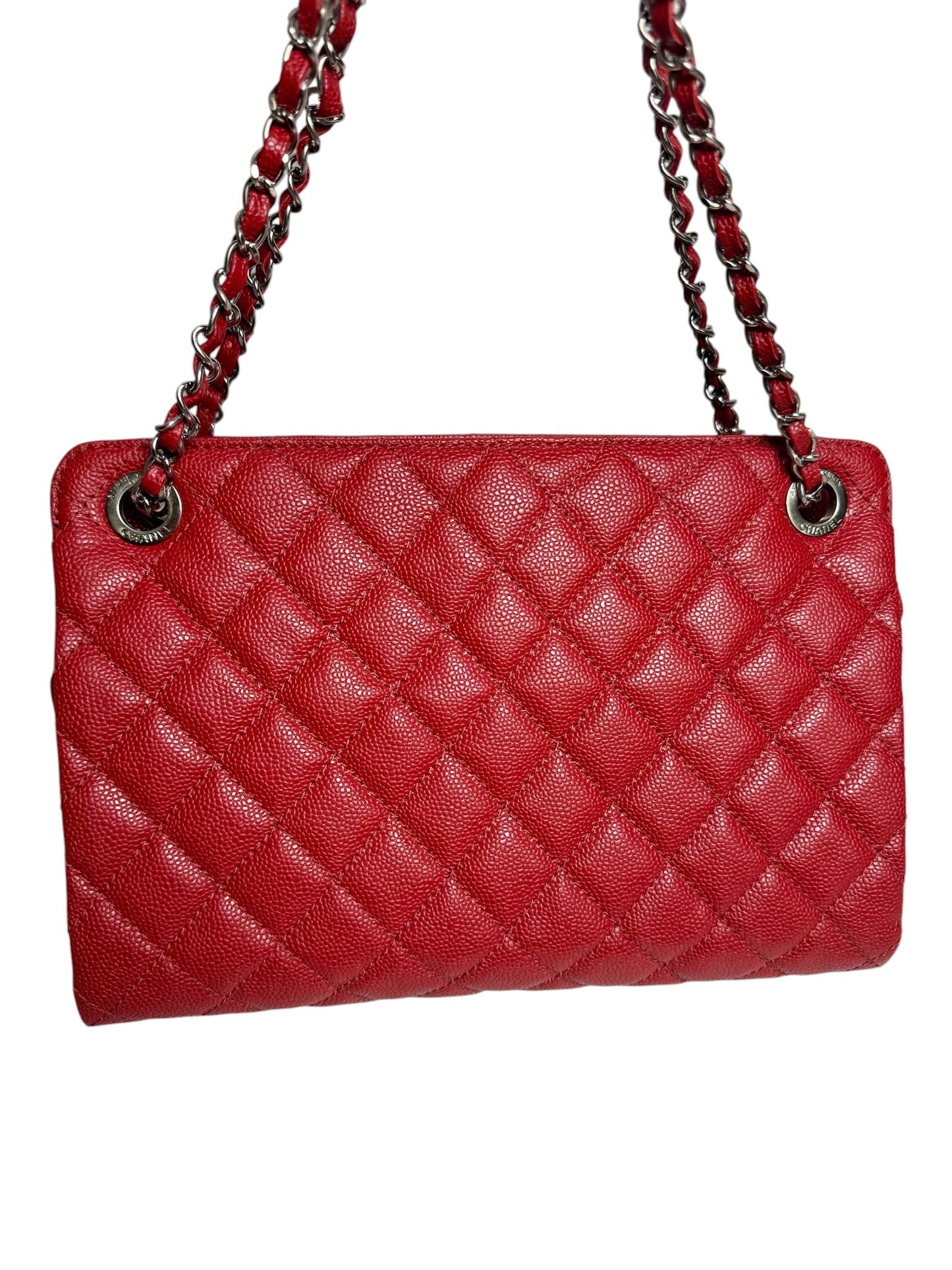 Chanel Red Caviar Tote