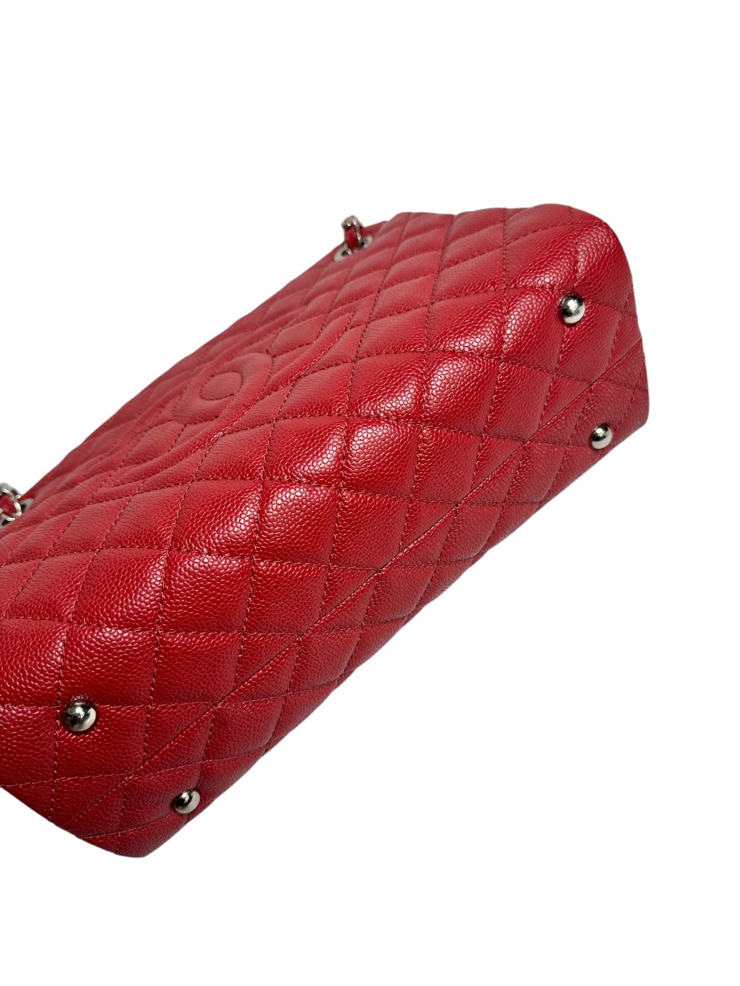 Chanel Red Caviar Tote