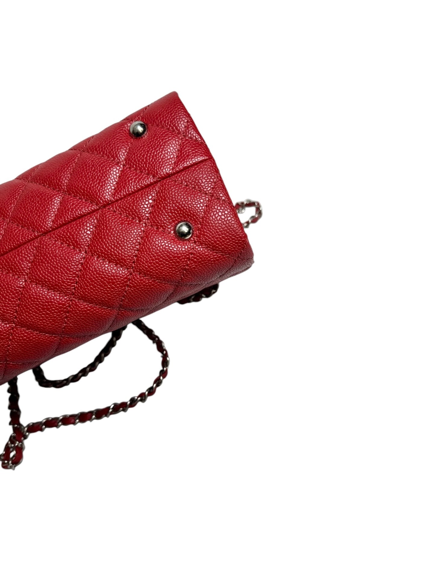 Chanel Red Caviar Tote