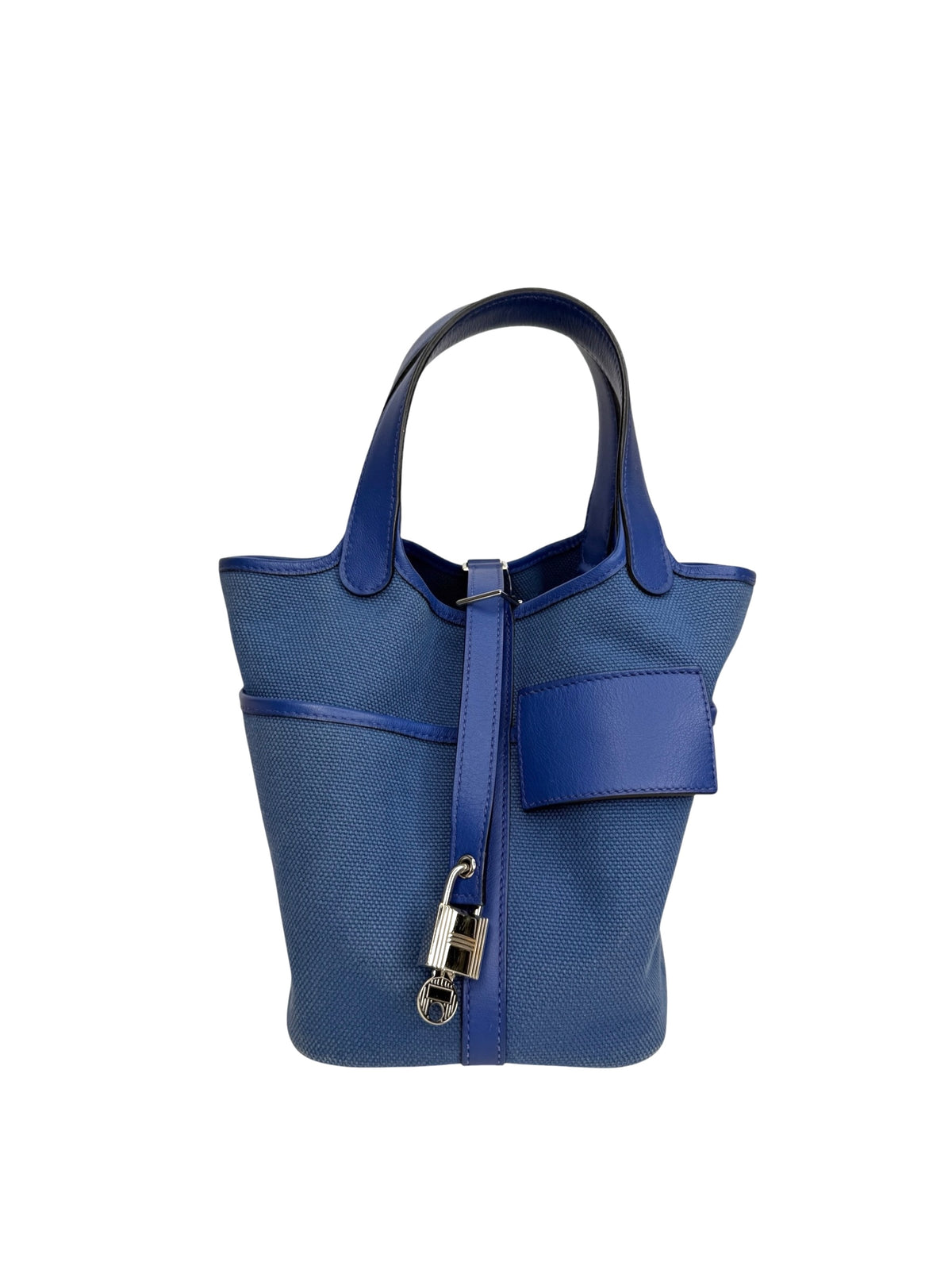 Hermes Cargo Picotin Blue 18 T8944