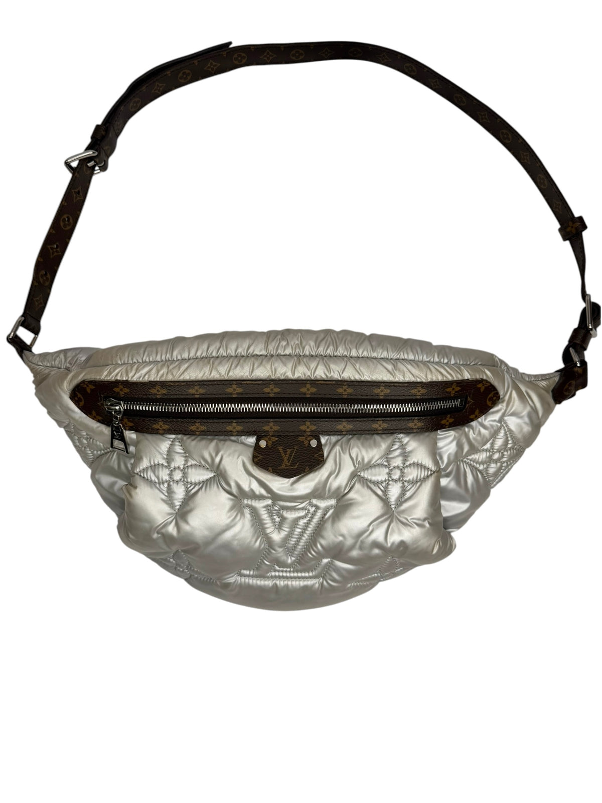 Louis Vuitton Monogram Pillow Bumbag Silver T9044