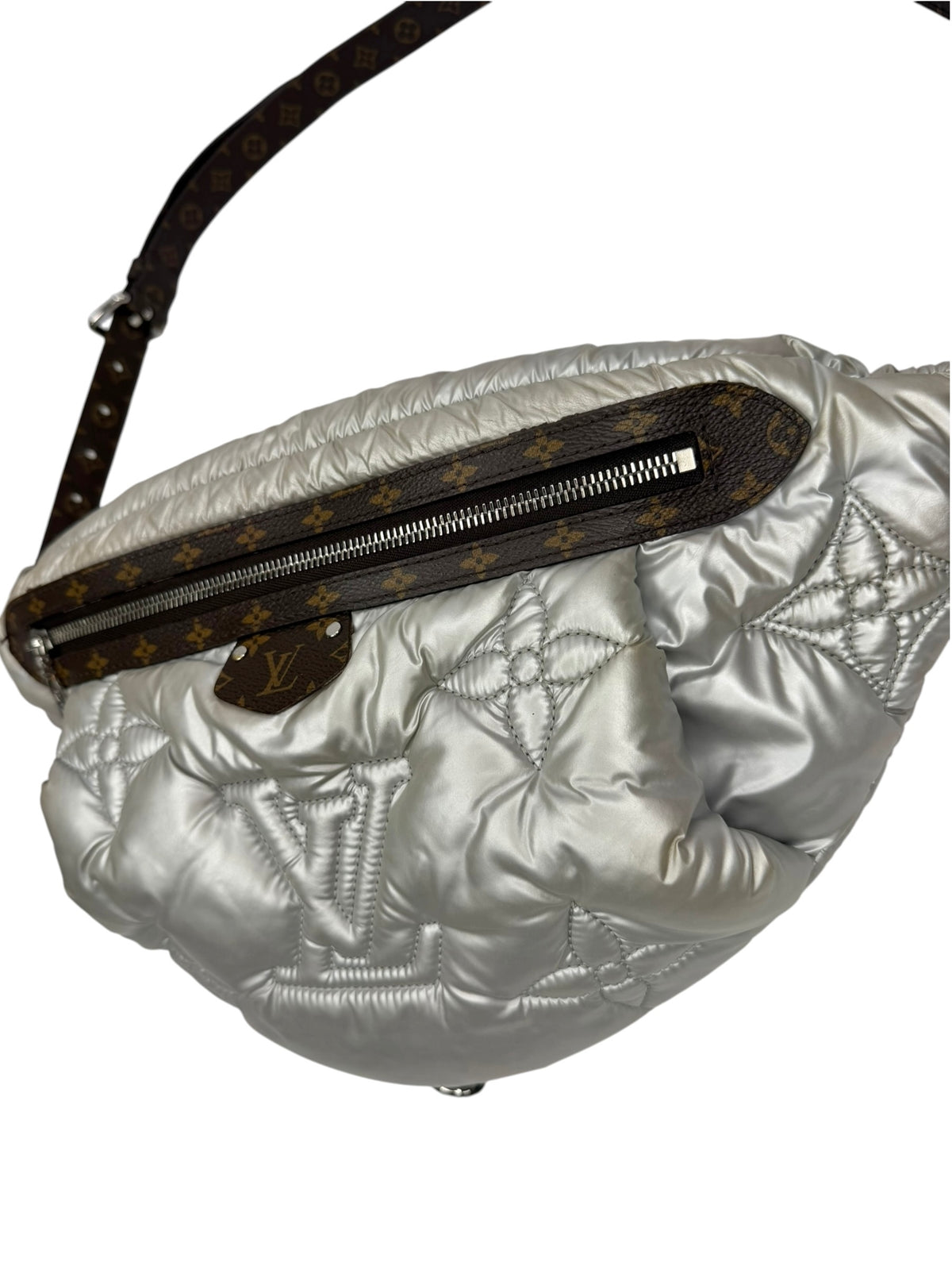 Louis Vuitton Monogram Pillow Bumbag Silver T9044