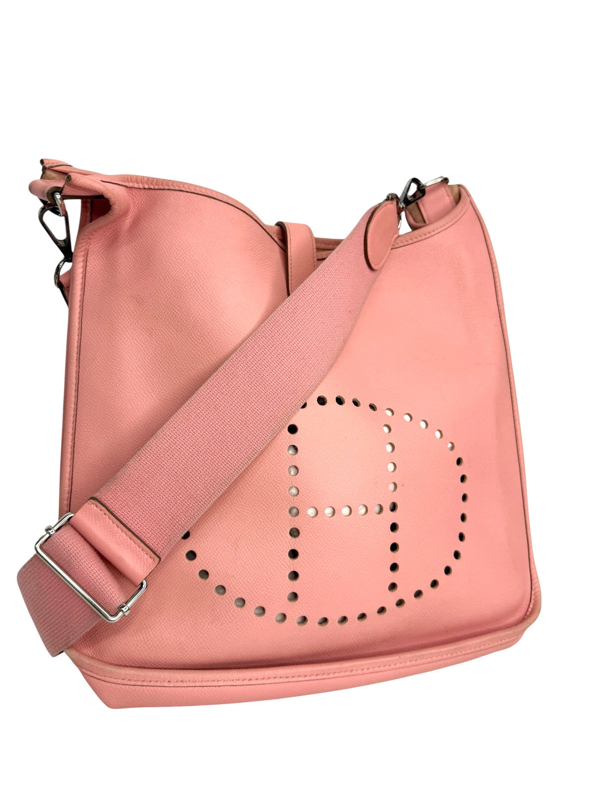 Hermes Evelyne GM Rose Confetti Epsom T8965