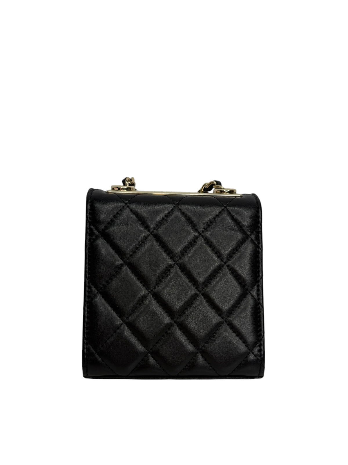 Chanel Black Lambskin Micro Trendy Crossbody T8983