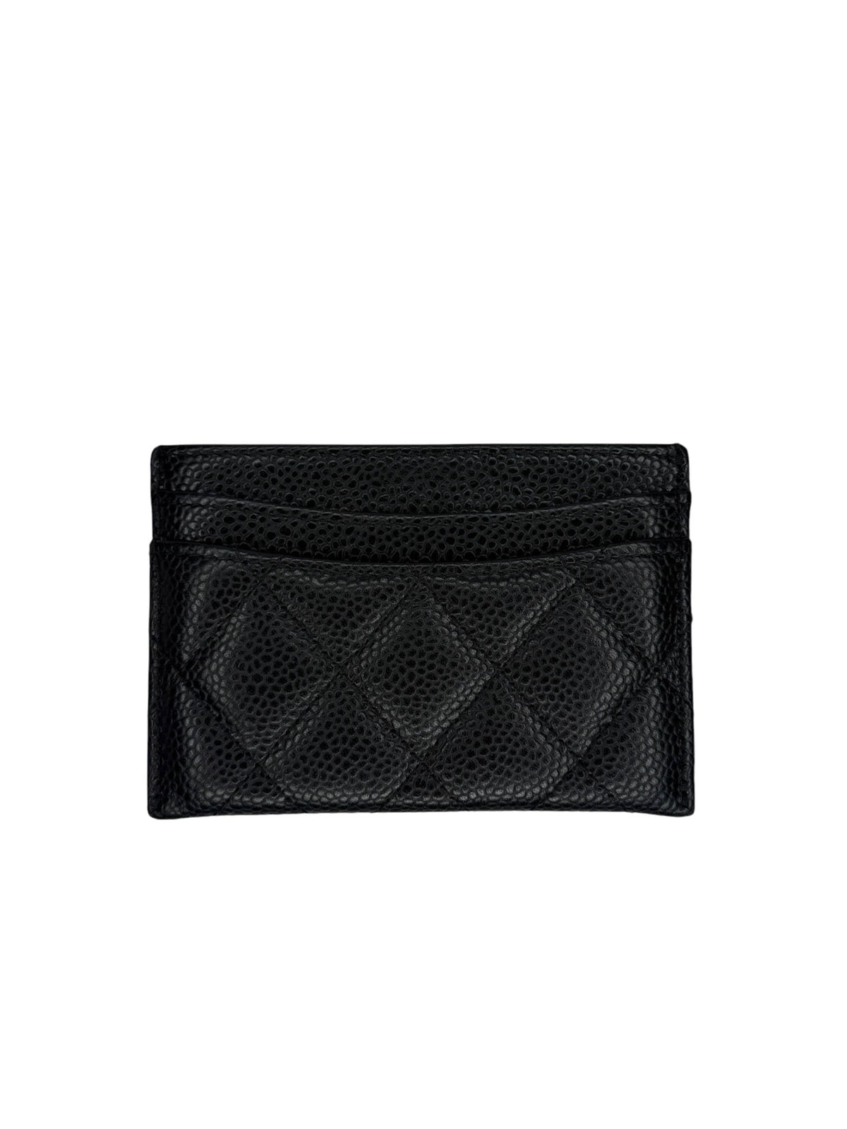 Chanel Black Caviar Cardholder GHW T8988