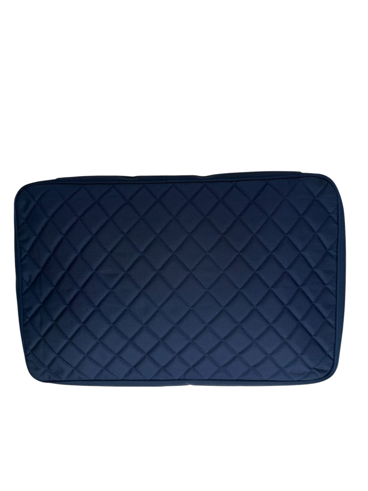 Chanel Blue Quilted Nylon Laptop Case T9169