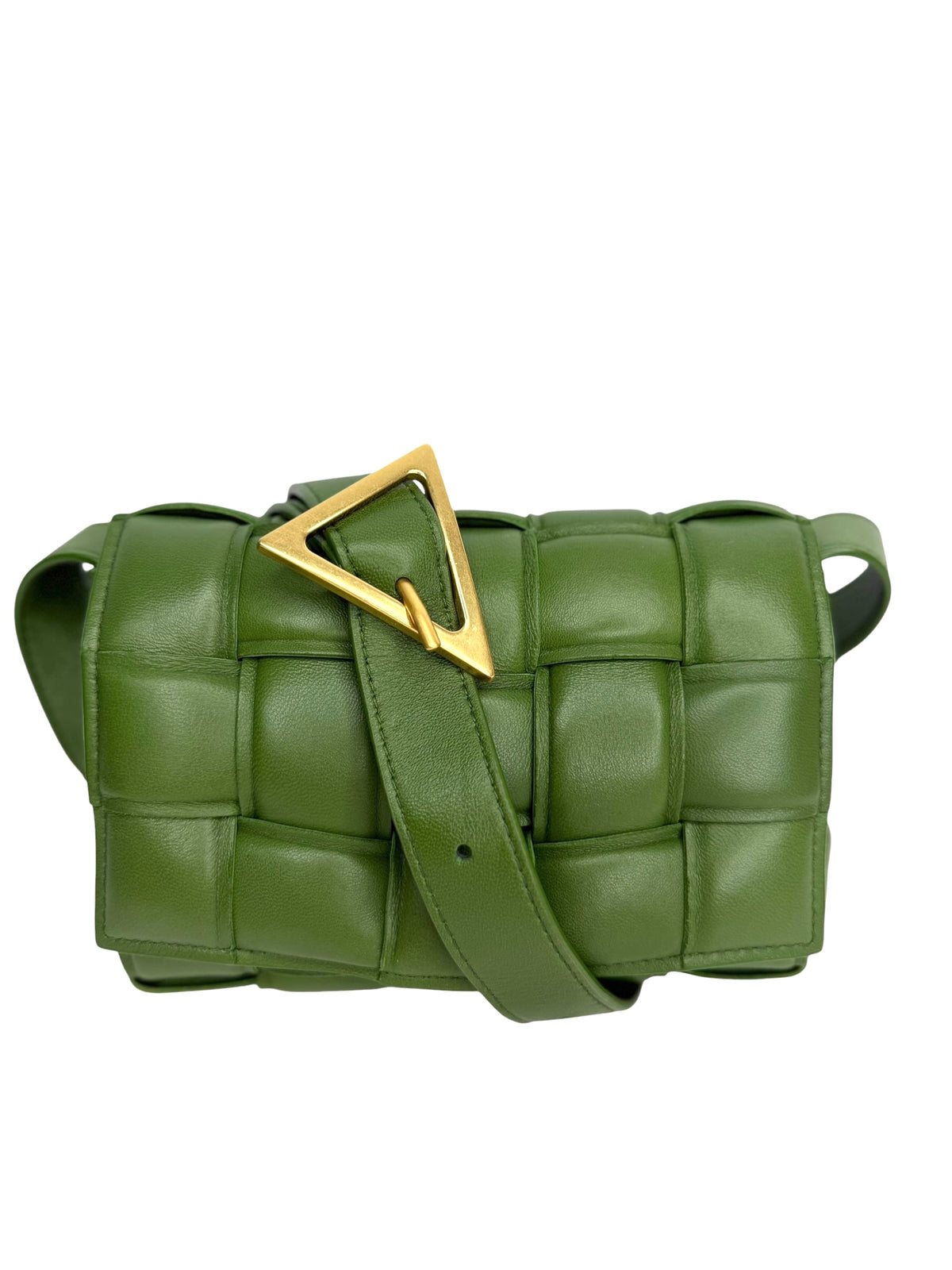 Bottega Veneta Green Padded Mini Cassette T9154