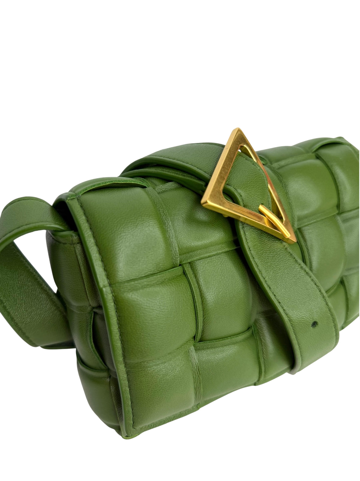 Bottega Veneta Green Padded Mini Cassette T9154