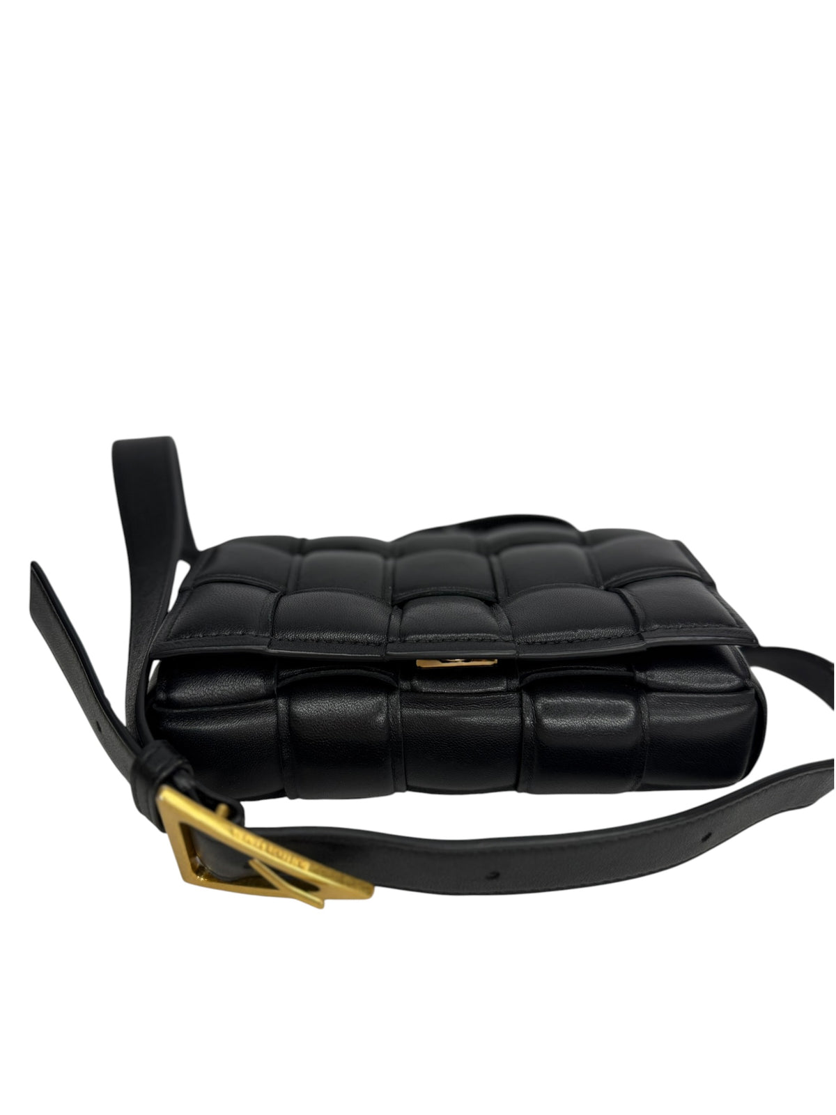 Bottega Veneta Black Padded Mini Cassette T9153
