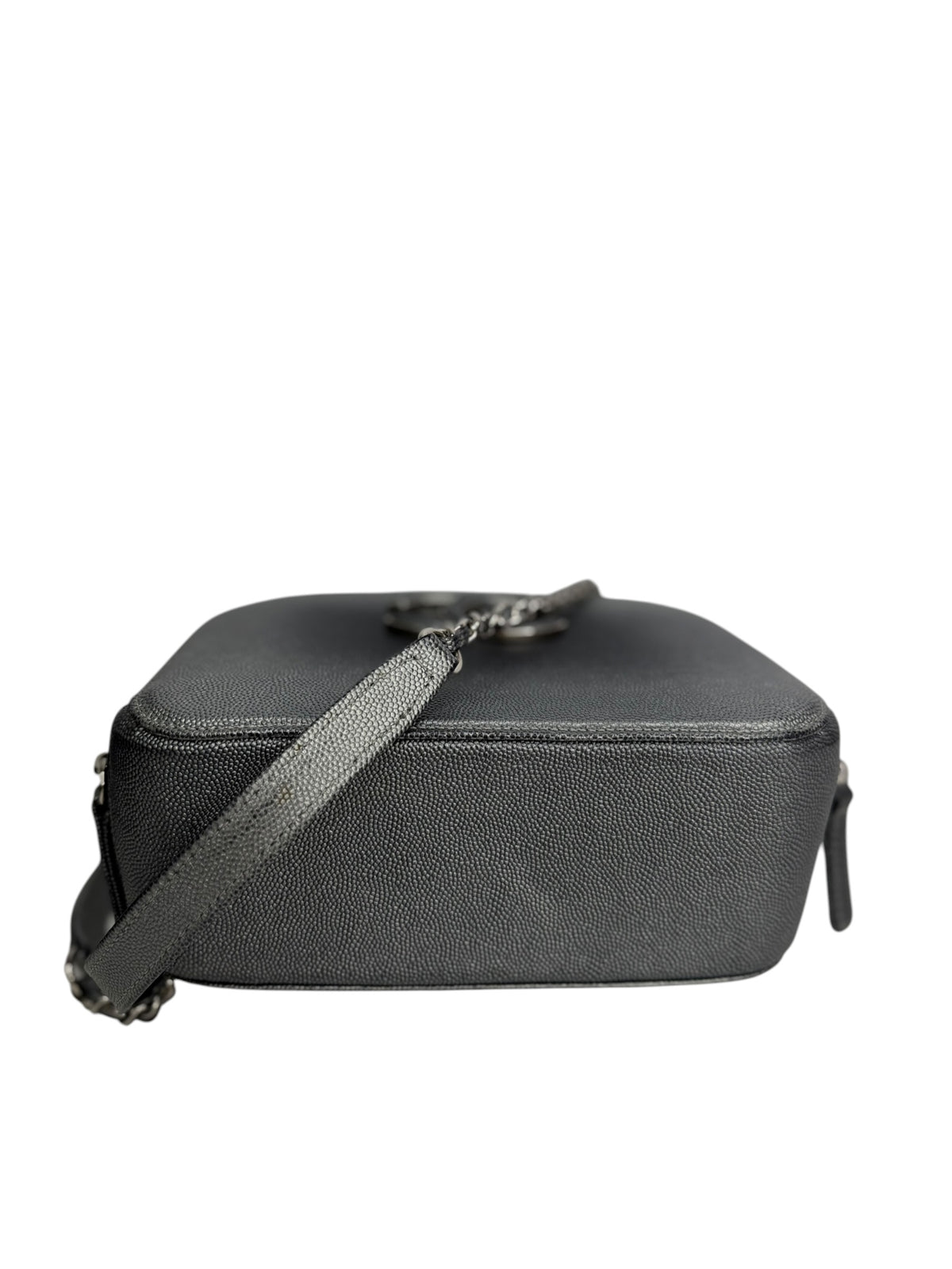 Chanel Metallic Caviar Small Coco Curve Vanity Bag T9170