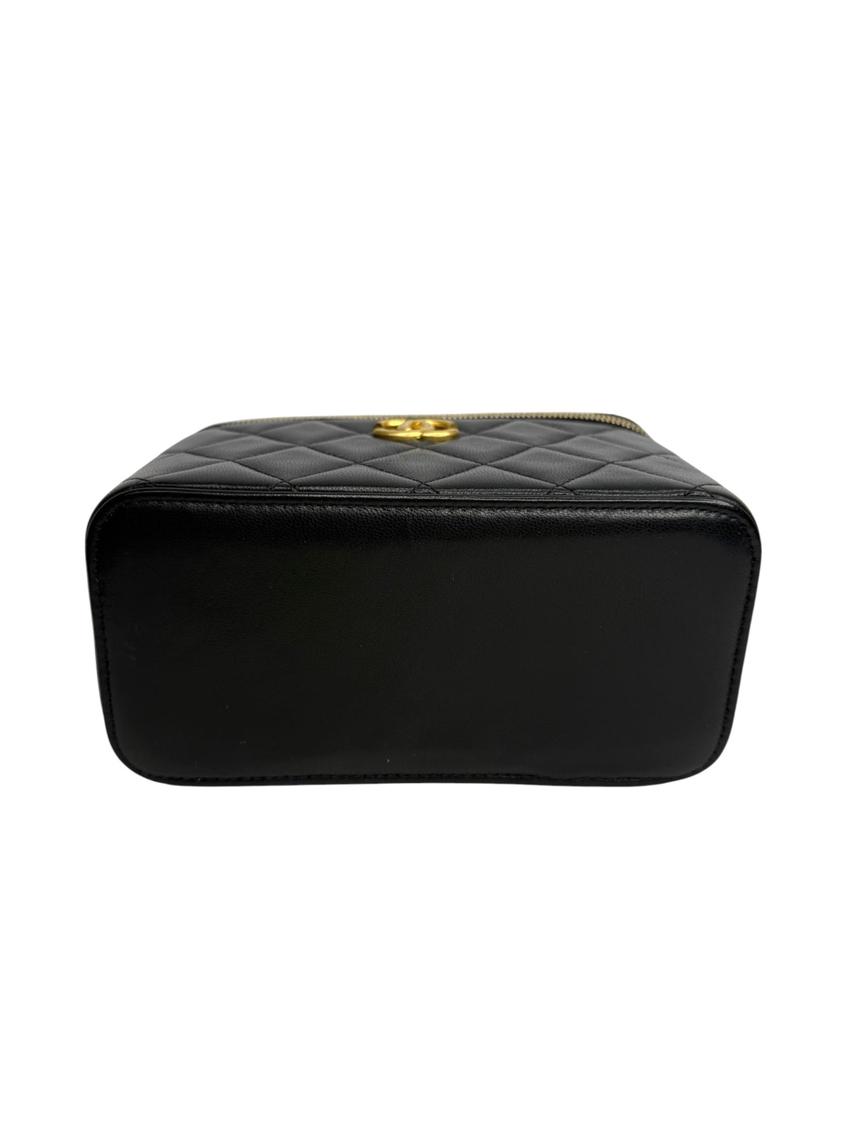 Chanel Black Quilted Punk Essentials Vanity Case T8212