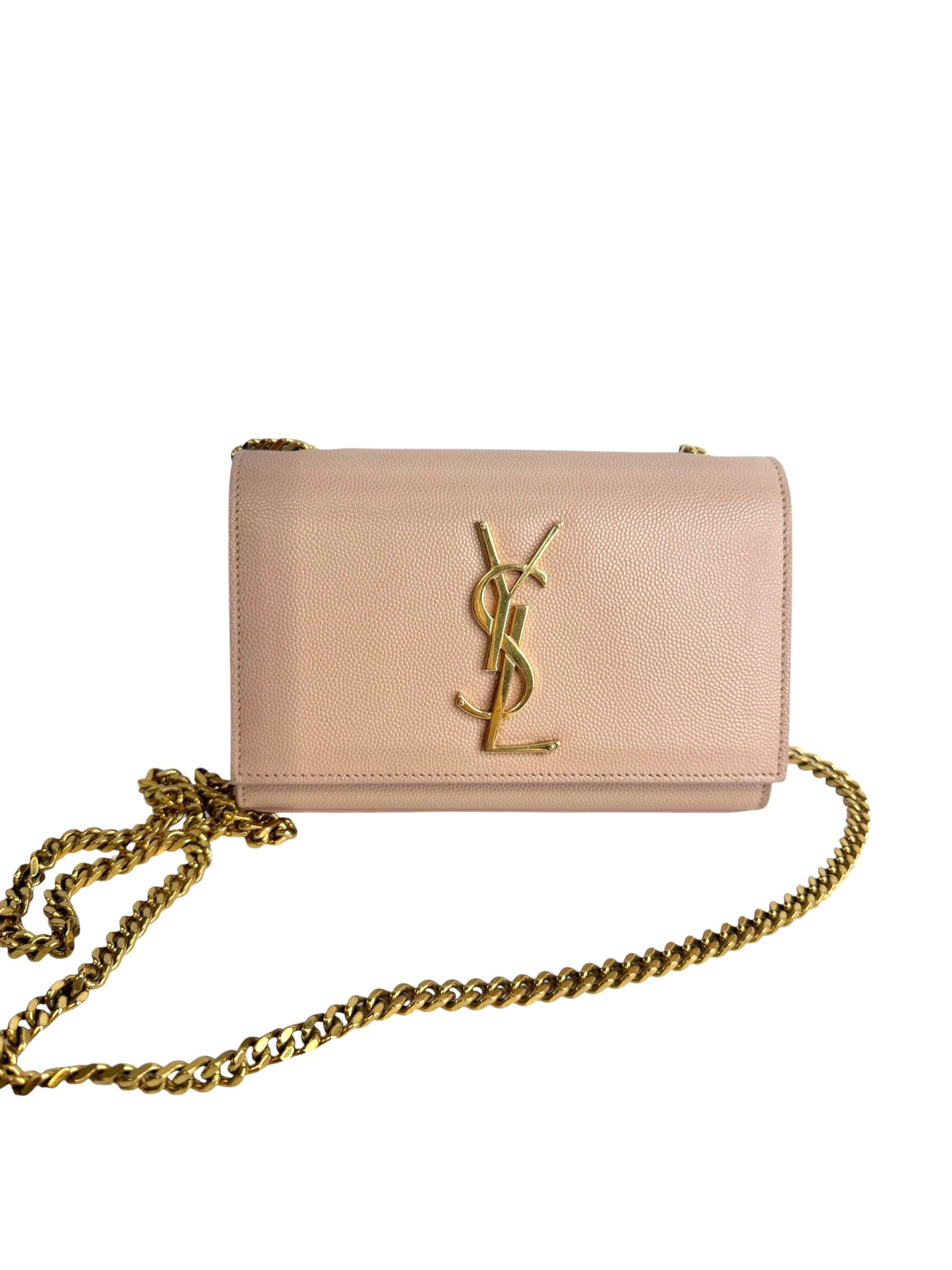 Saint Laurent Pink Kate Crossbody Bag T9172